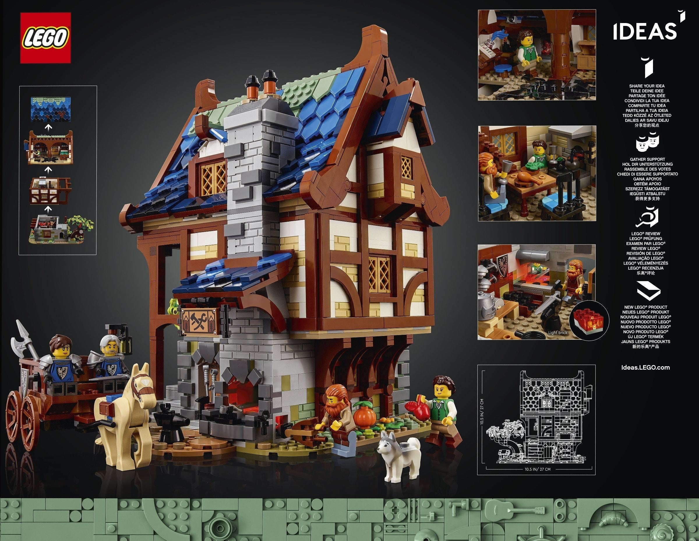 Medieval Blacksmith 21325 | IDEAS | LEGO