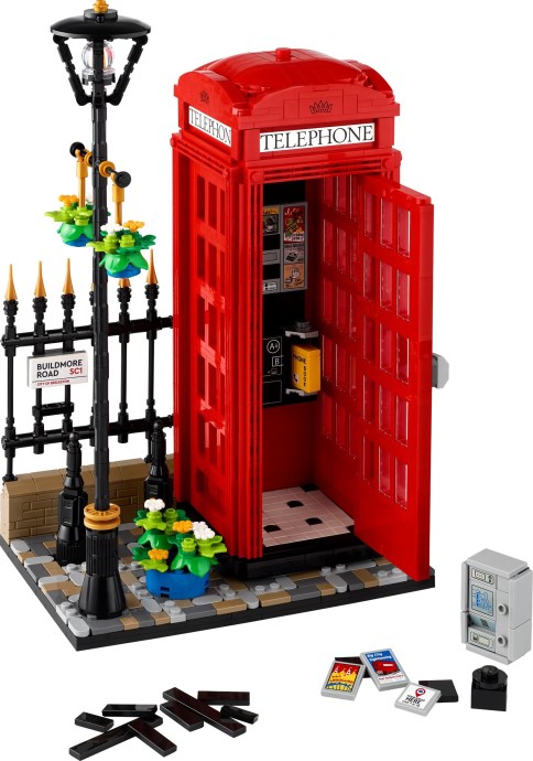 Red London Telephone Box 21347 | Ideas | LEGO