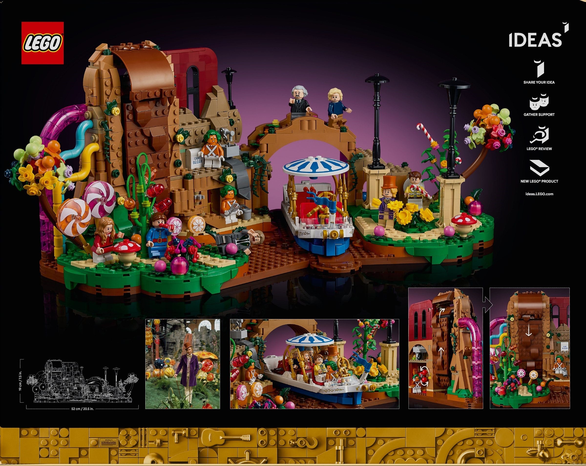 Willy Wonka & the Chocolate Factory 21360 | Ideas | LEGO (image 2)