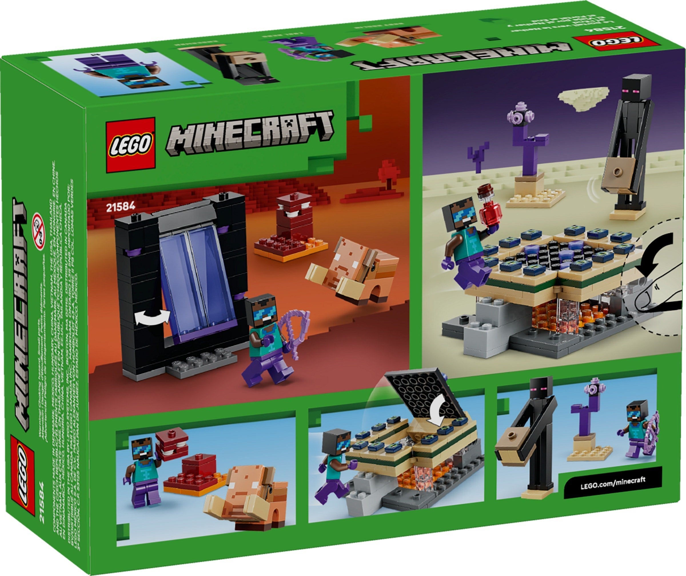 Nether & End Portal Journey 21584 | Minecraft | LEGO – image 2