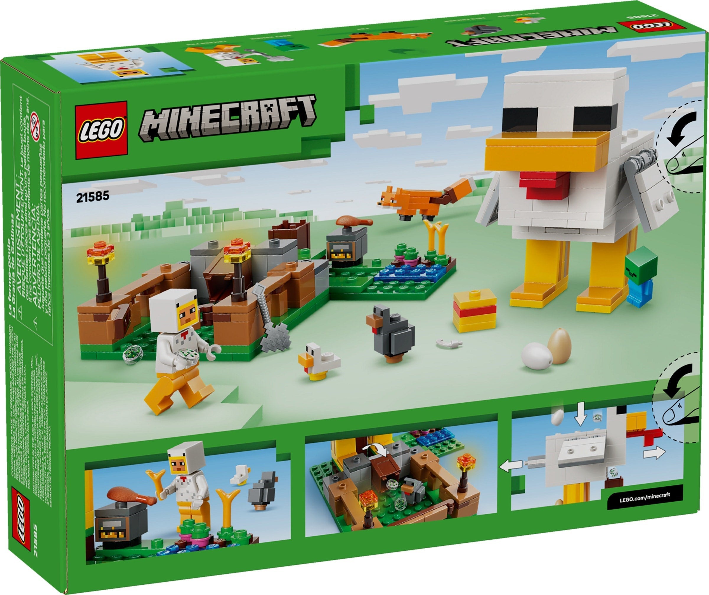 Chicken Farm 21585 | Minecraft | LEGO (image 2)