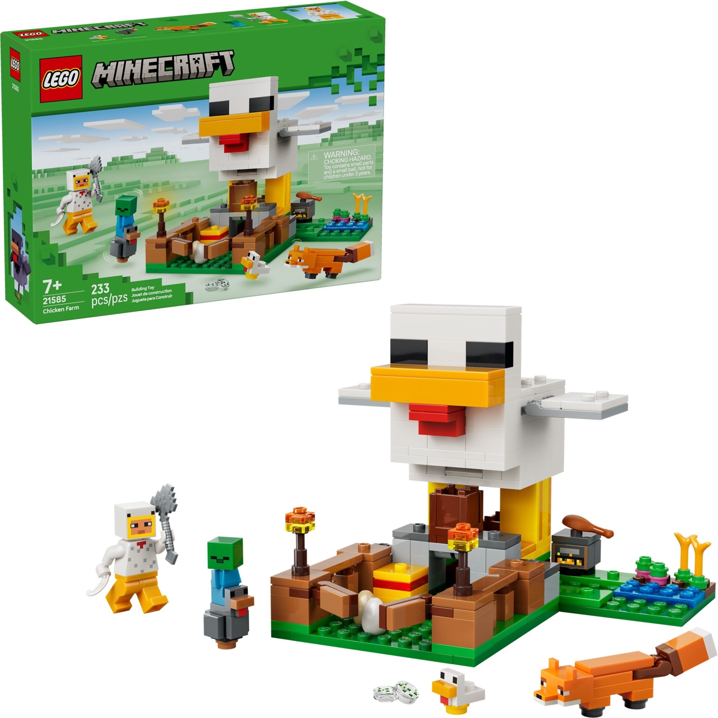 Chicken Farm 21585 | Minecraft | LEGO (image 3)