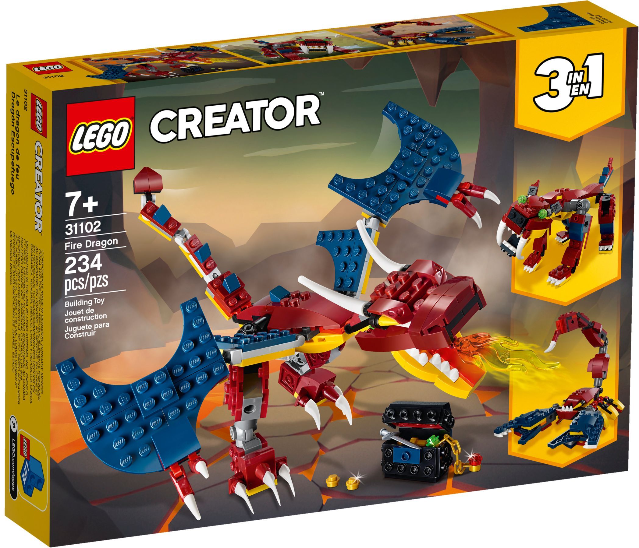 Fire Dragon 31102 | Creator | LEGO – image 2