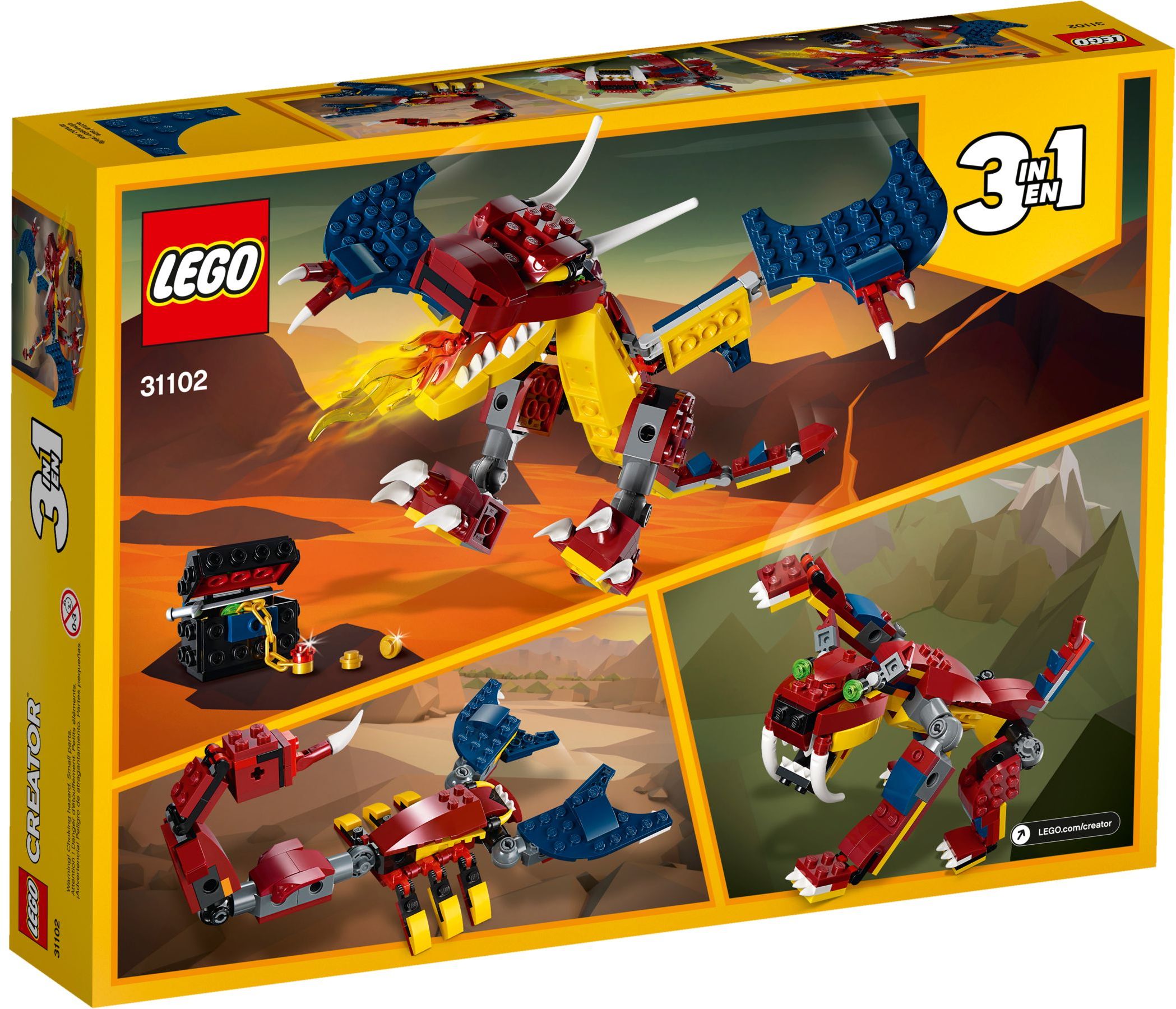 Fire Dragon 31102 | Creator | LEGO – image 5
