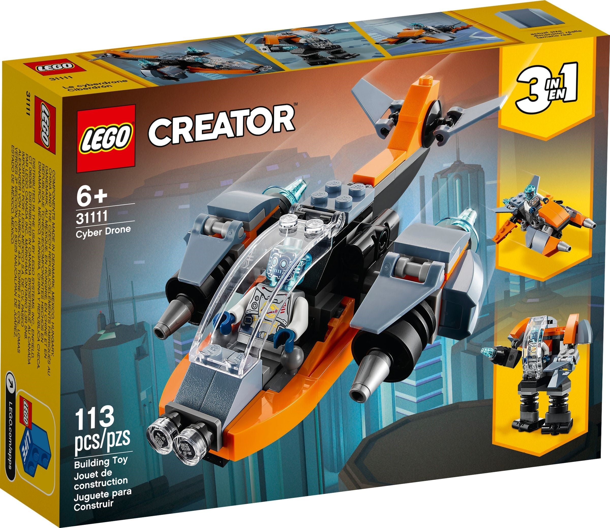 Cyber Drone 31111 | Creator | LEGO (image 2)