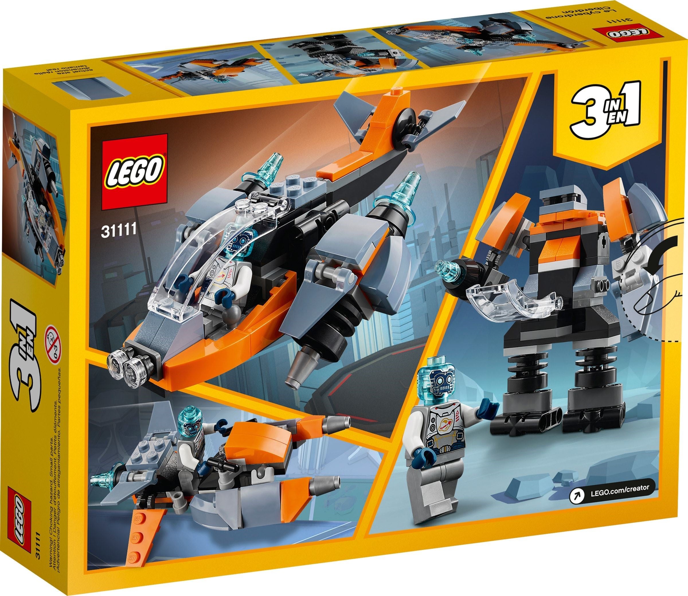 Cyber Drone 31111 | Creator | LEGO (image 4)
