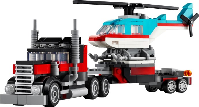 Flatbed Truck with Helicopter 31146 | Creator | LEGO