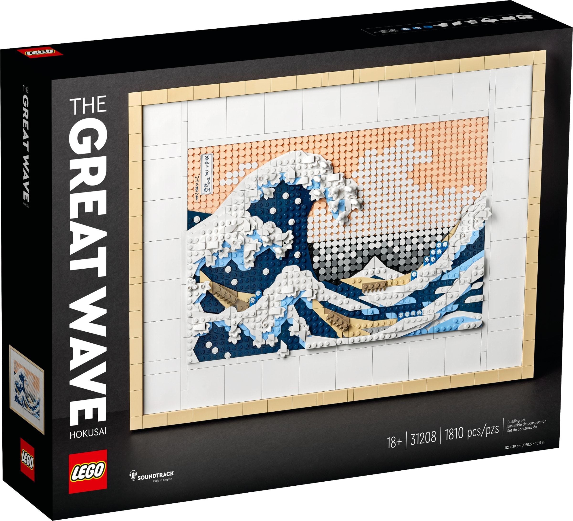 Hokusai-The Great Wave 31208 | ART | LEGO