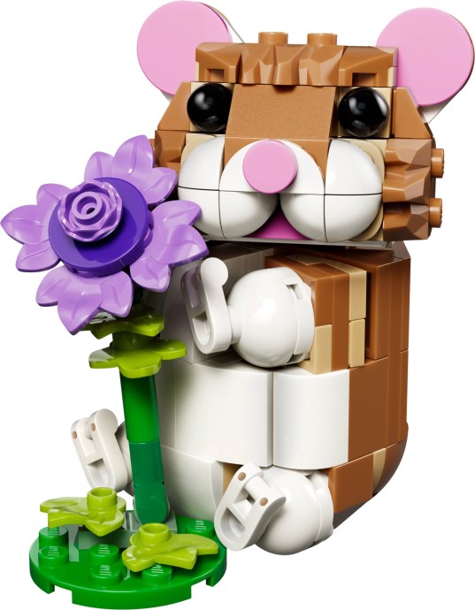 Cute Hamster with a Flower 31376 | Creator | LEGO