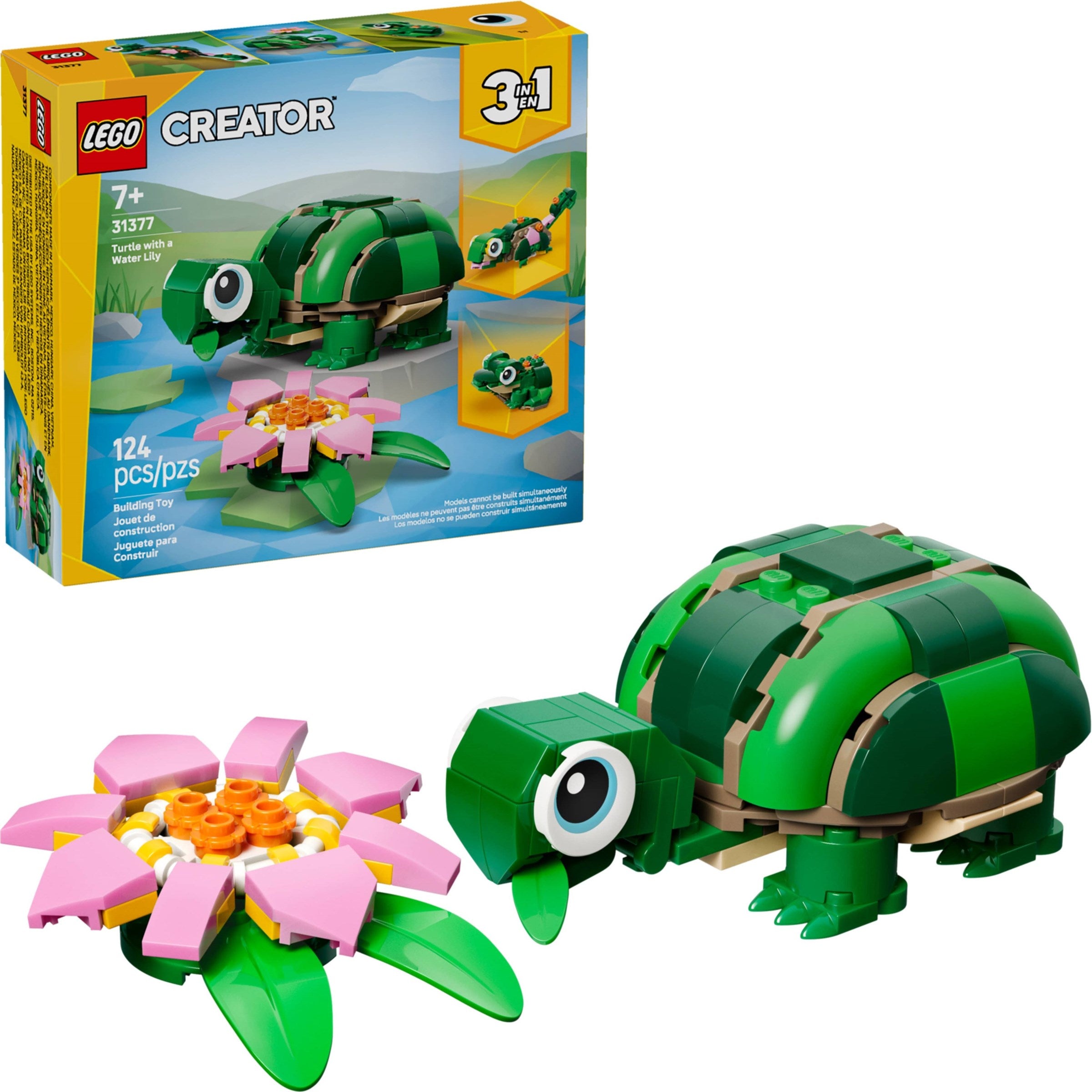Turtle with a Water Lily 31377 | Creator | LEGO (image 3)