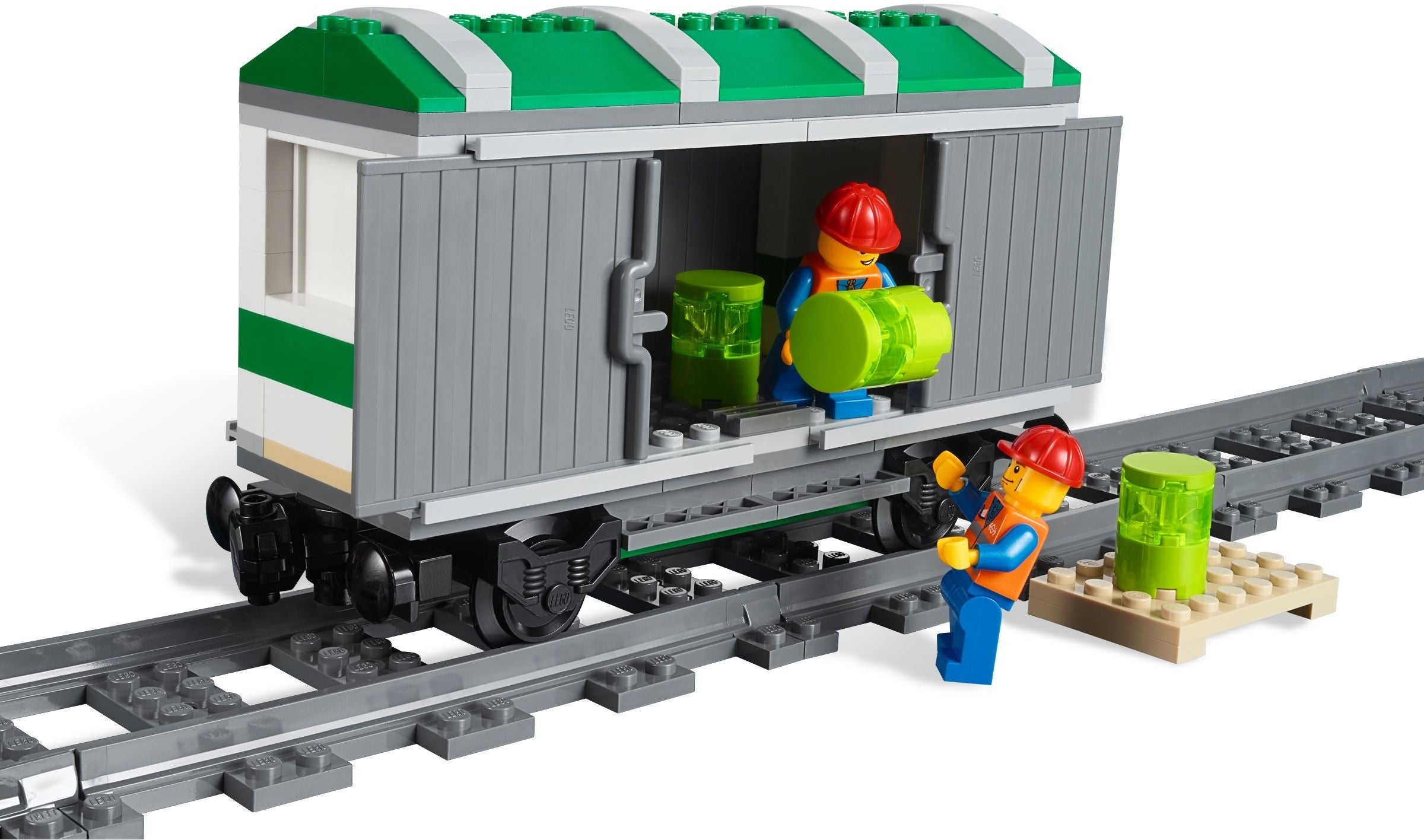 Red Cargo Train 3677 | City | LEGO (image 14)