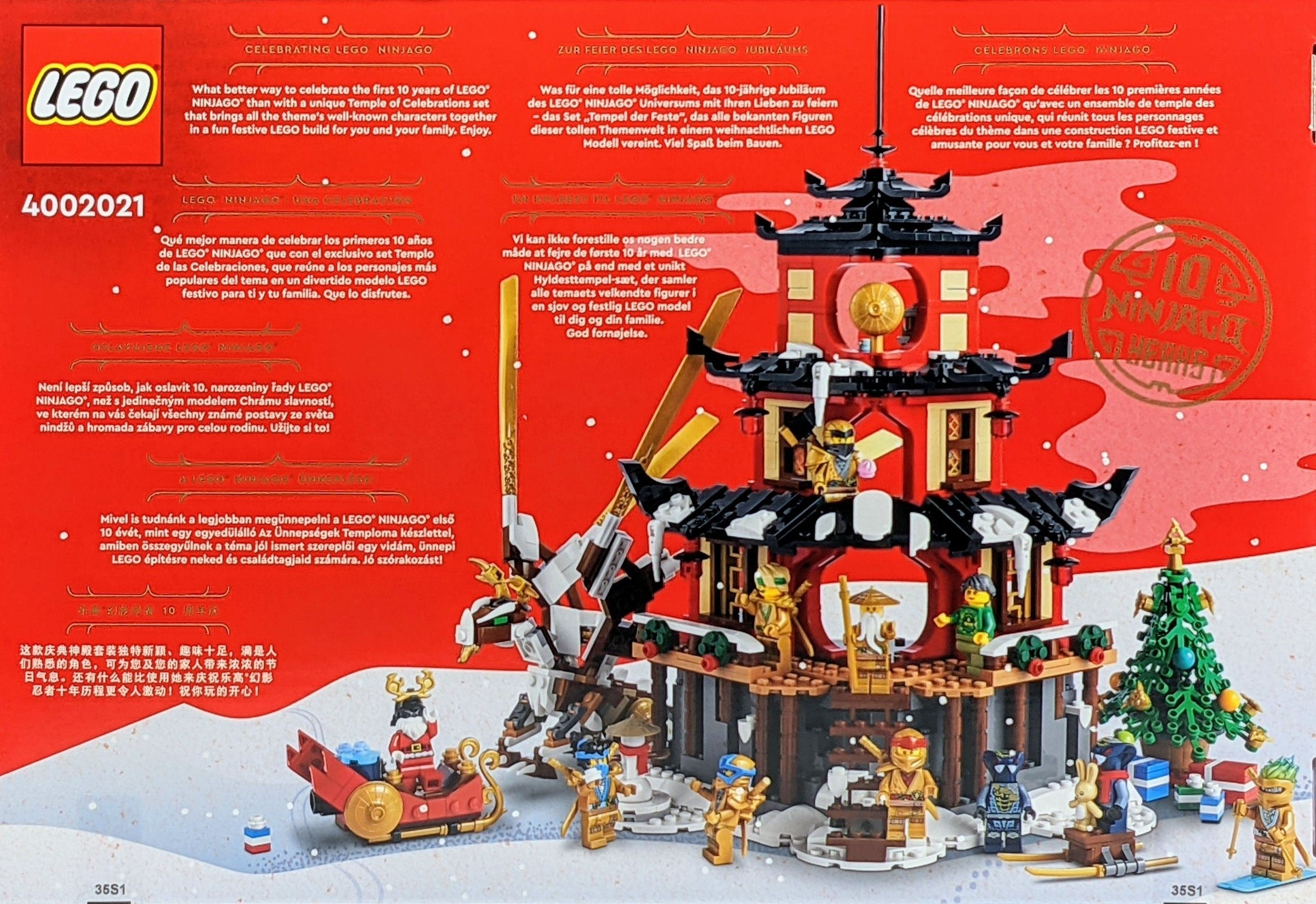 The Temple Of Celebrations 4002021 | Ninjago | LEGO