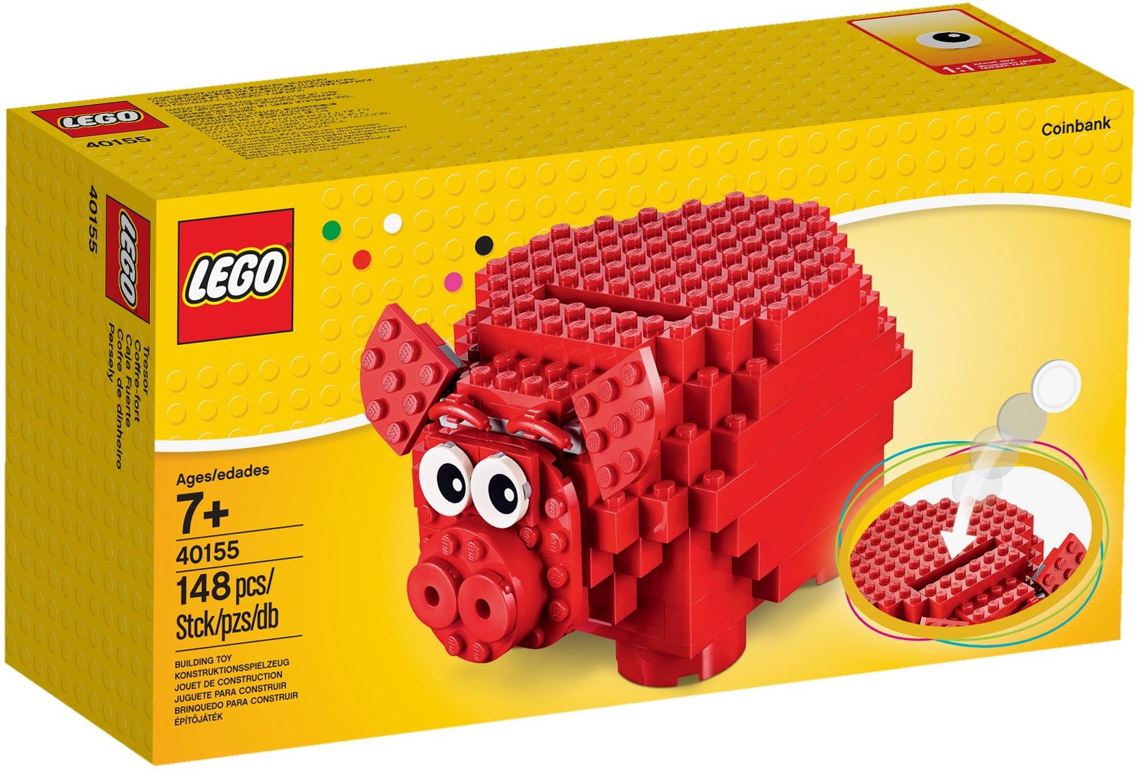 Piggy Coin Bank 40155 | Miscellaneous | LEGO – image 2