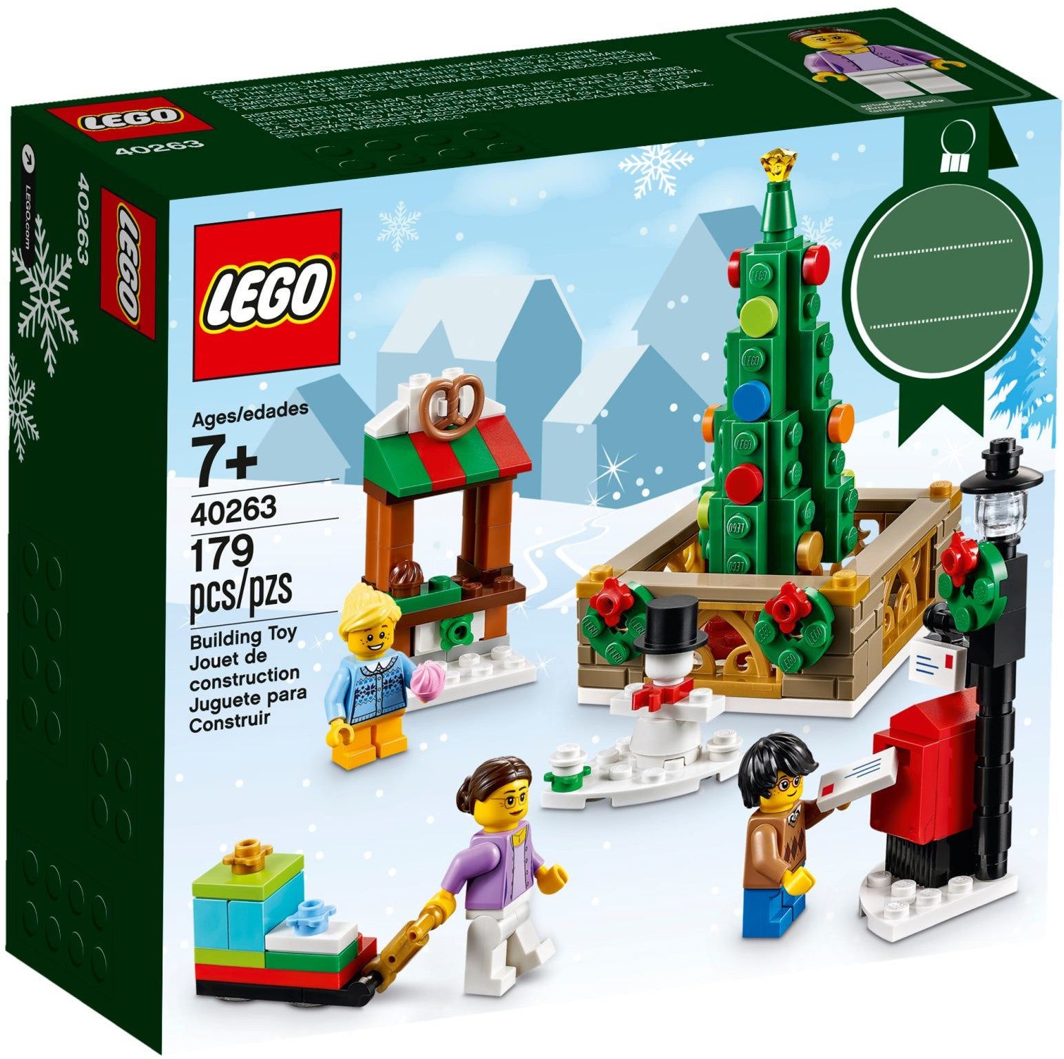 Christmas Town Square 40263 | Seasonal | LEGO