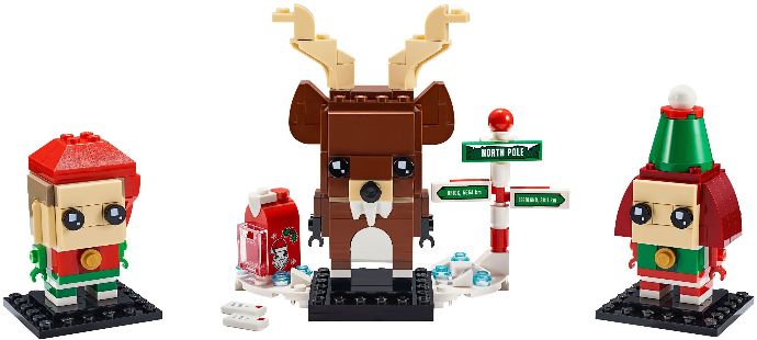 Reindeer, Elf and Elfie 40353 | BrickHeadz | LEGO
