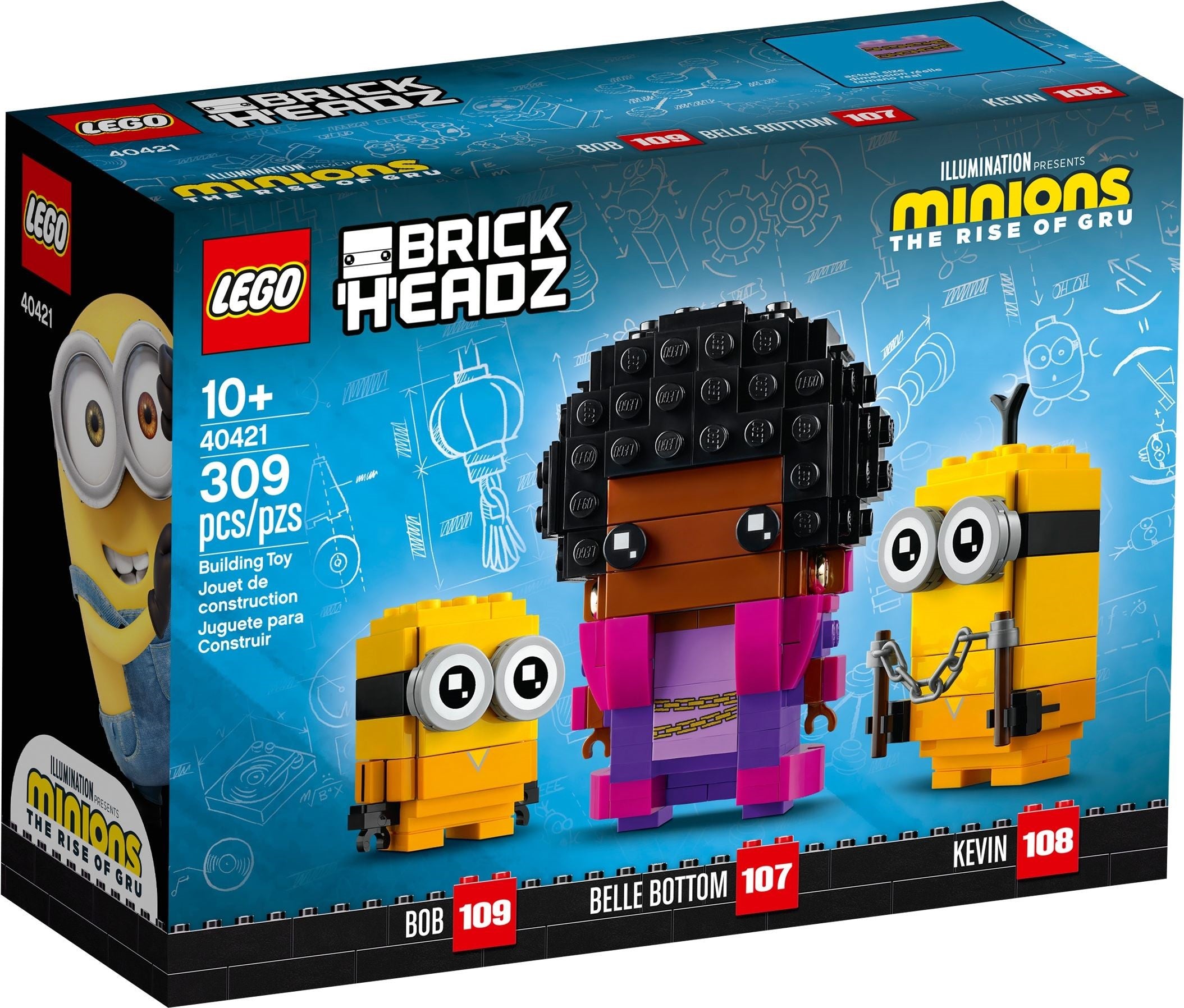 Belle Bottom, Kevin and Bob 40421 | BrickHeadz | LEGO (image 2)