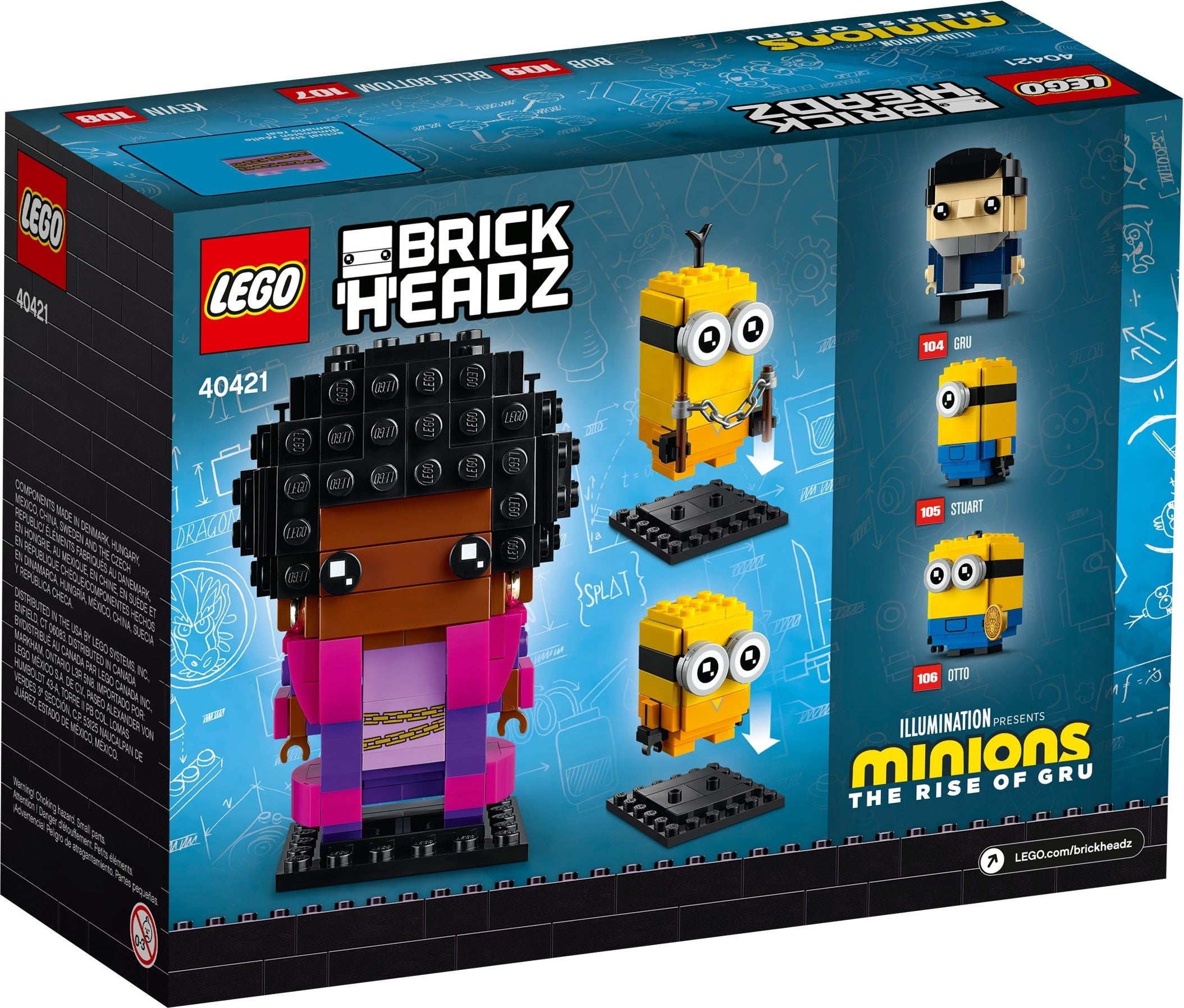 Belle Bottom, Kevin and Bob 40421 | BrickHeadz | LEGO (image 6)