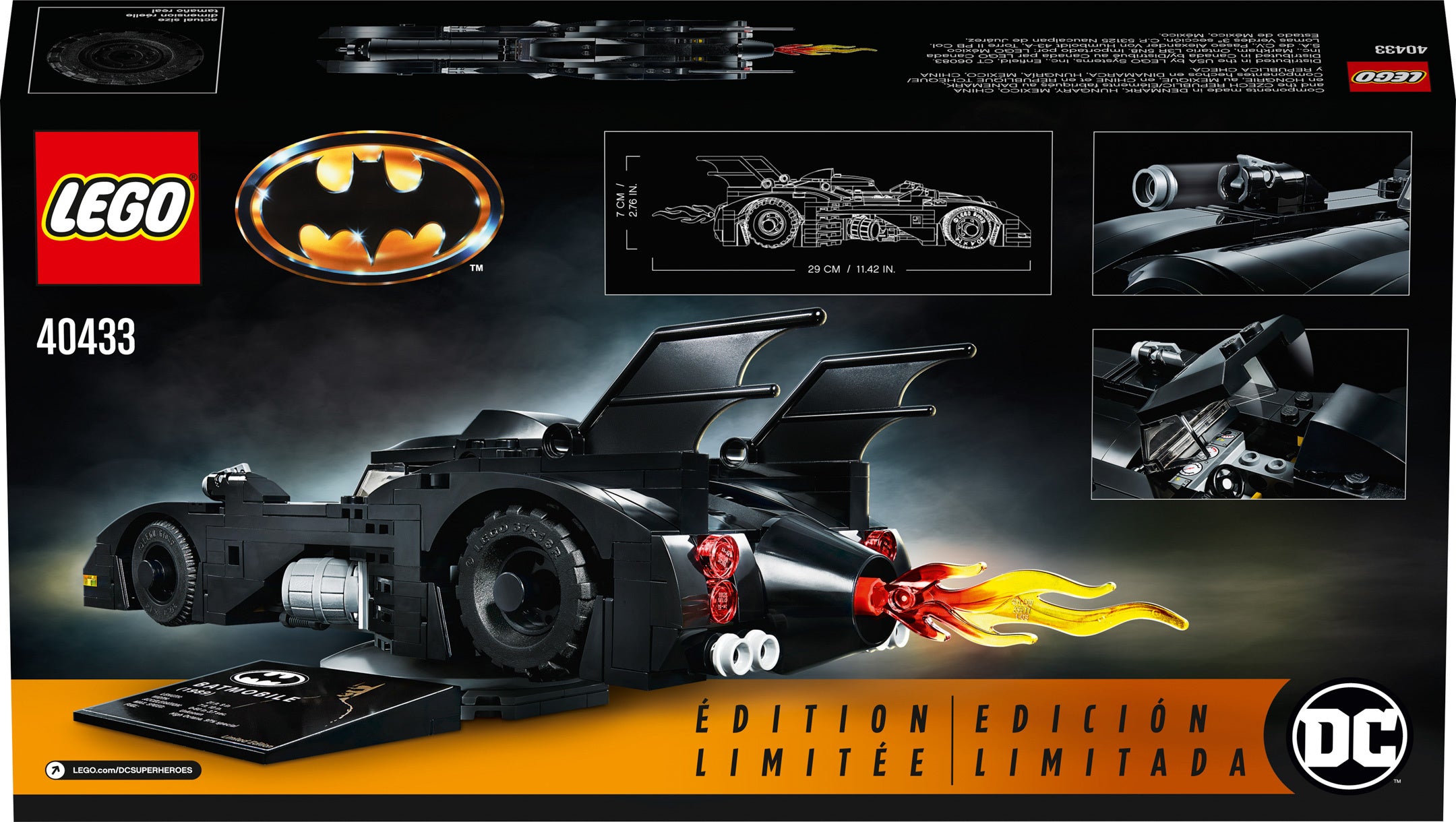 1989 Batmobile-Limited Edition 40433| Marvel Super Heroes | LEGO