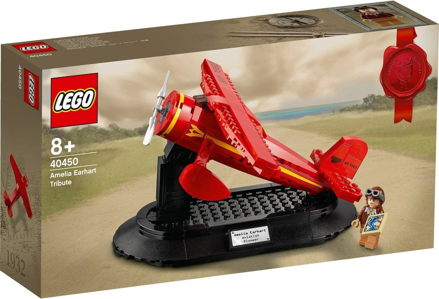 Amelia Earhart Tribute 40450 | Promotional | LEGO