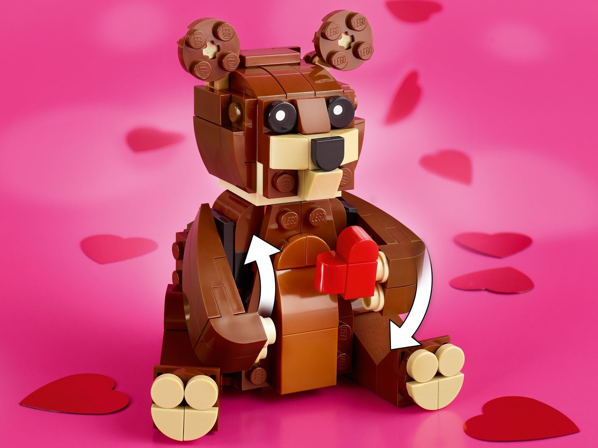 Valentine's Brown Bear 40462 | Seasonal | LEGO (image 6)