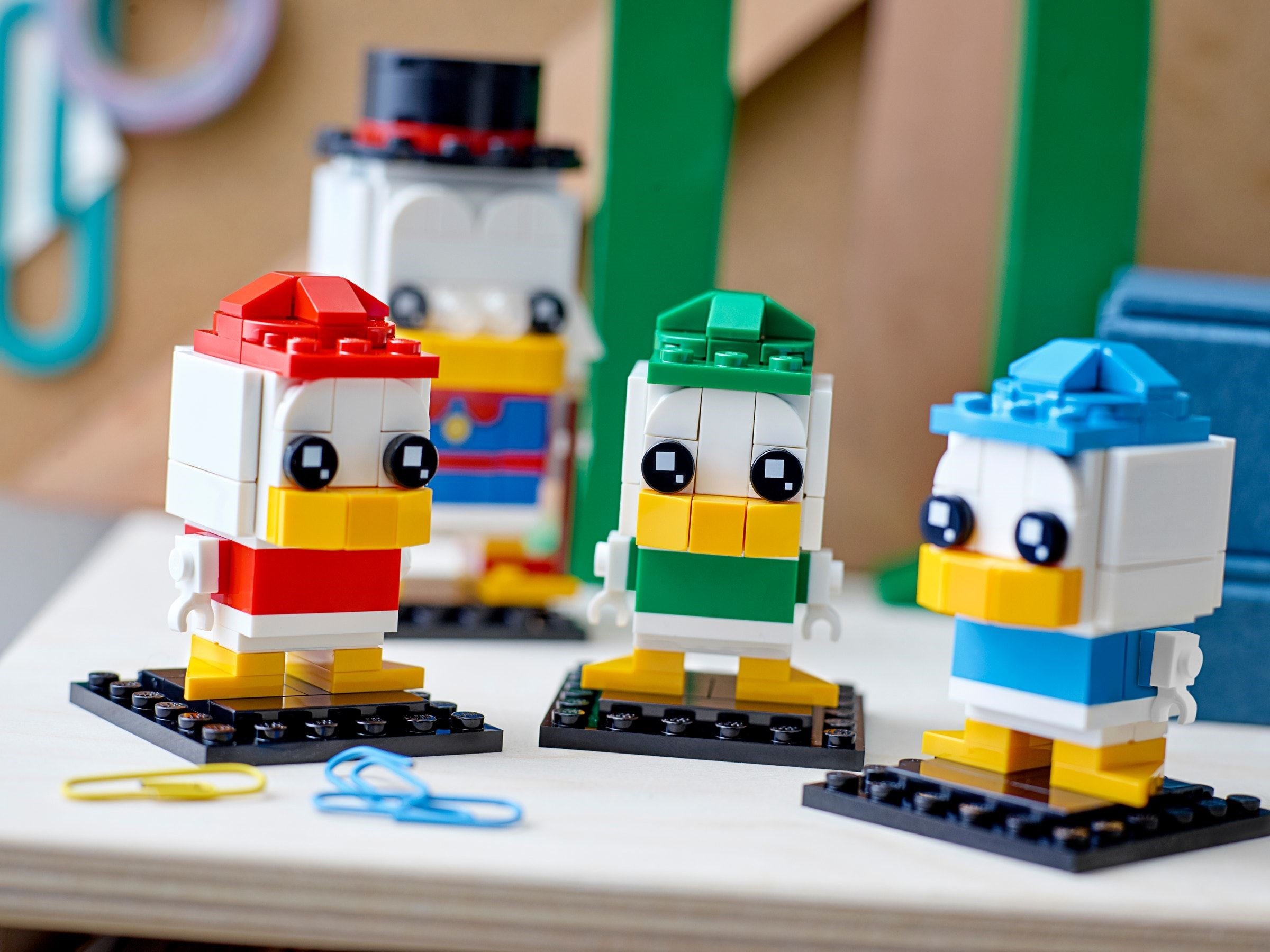 Scrooge McDuck, Huey, Dewey & Louie 40477 | Brickheadz| LEGO