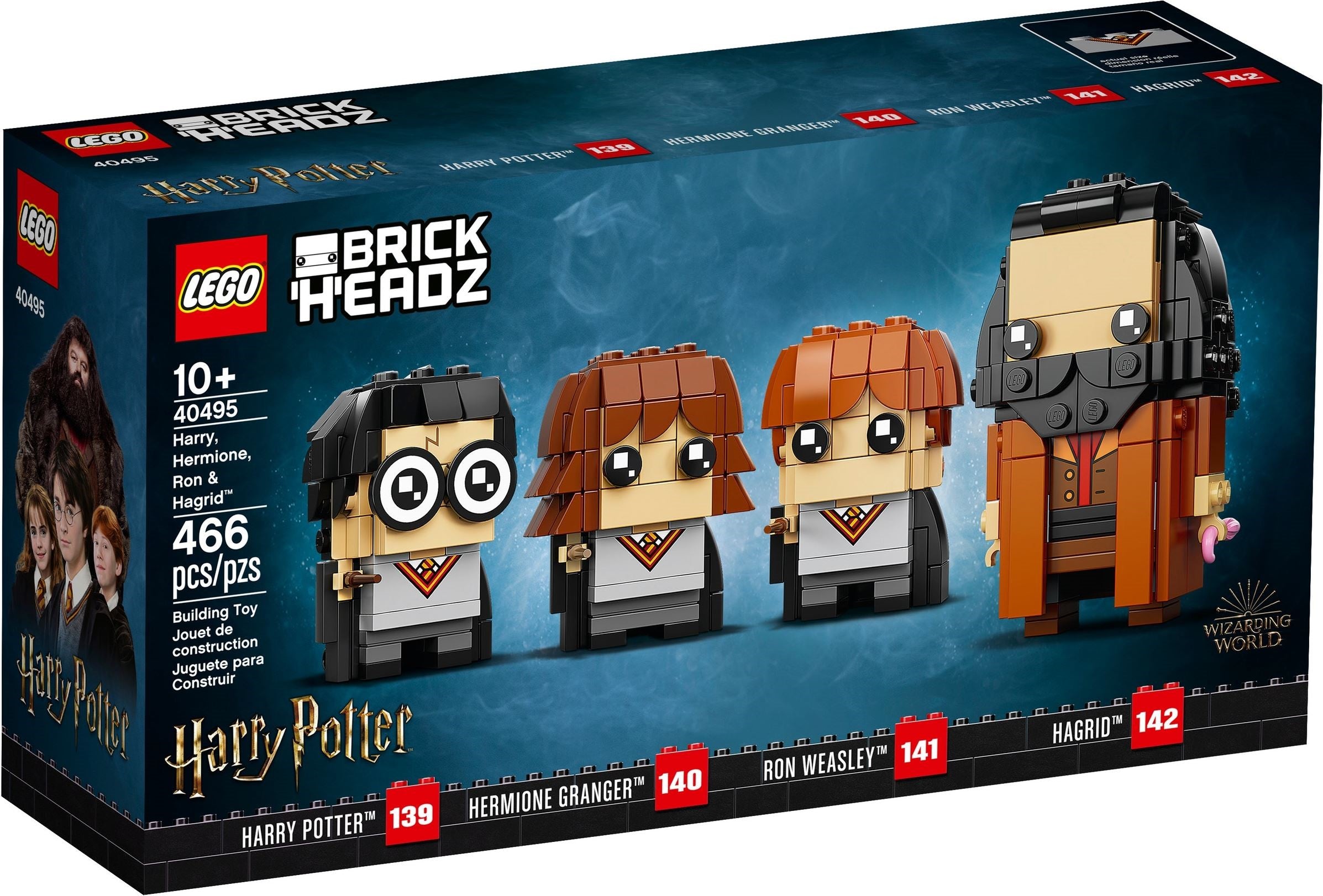 Harry, Hermione, Ron & Hagrid 40495 | Brickheadz Harry Potter | LEGO