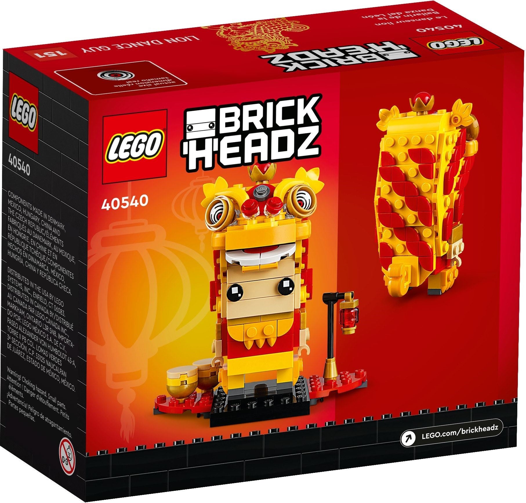 Lion Dance Guy 40540 | BrickHeadz | LEGO – image 5