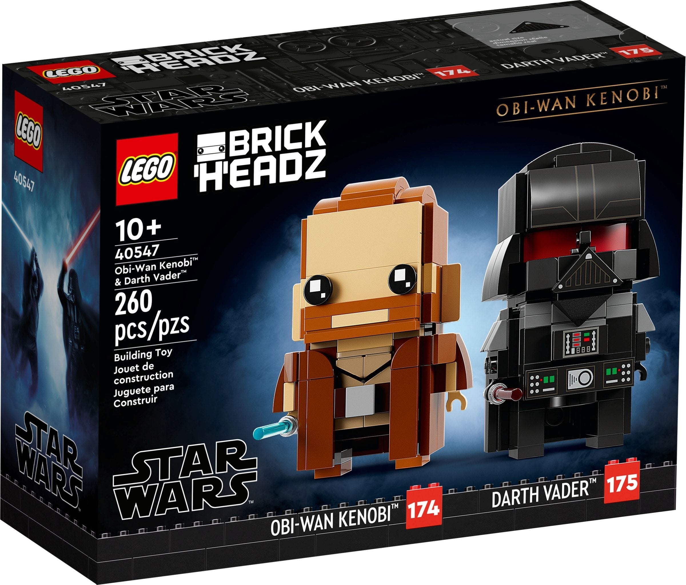 Obi-Wan Kenobi & Darth Vader 40547 | BrickHeadz | LEGO – image 2