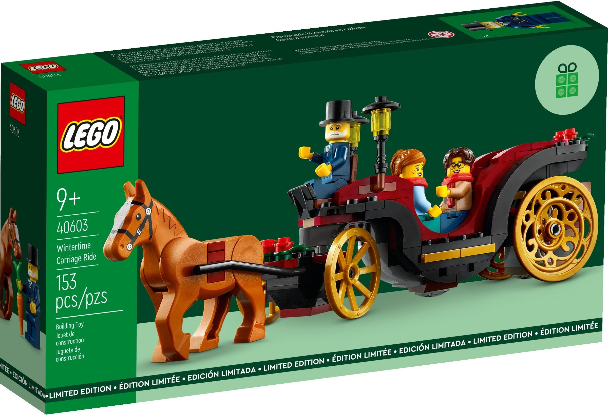 Wintertime Carriage Ride 40603 | Seasonal | LEGO