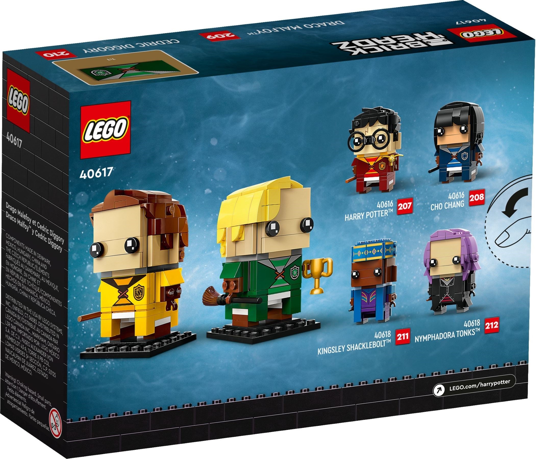 Draco Malfoy & Cedric Diggory 40617 | BrickHeadz | LEGO – image 4