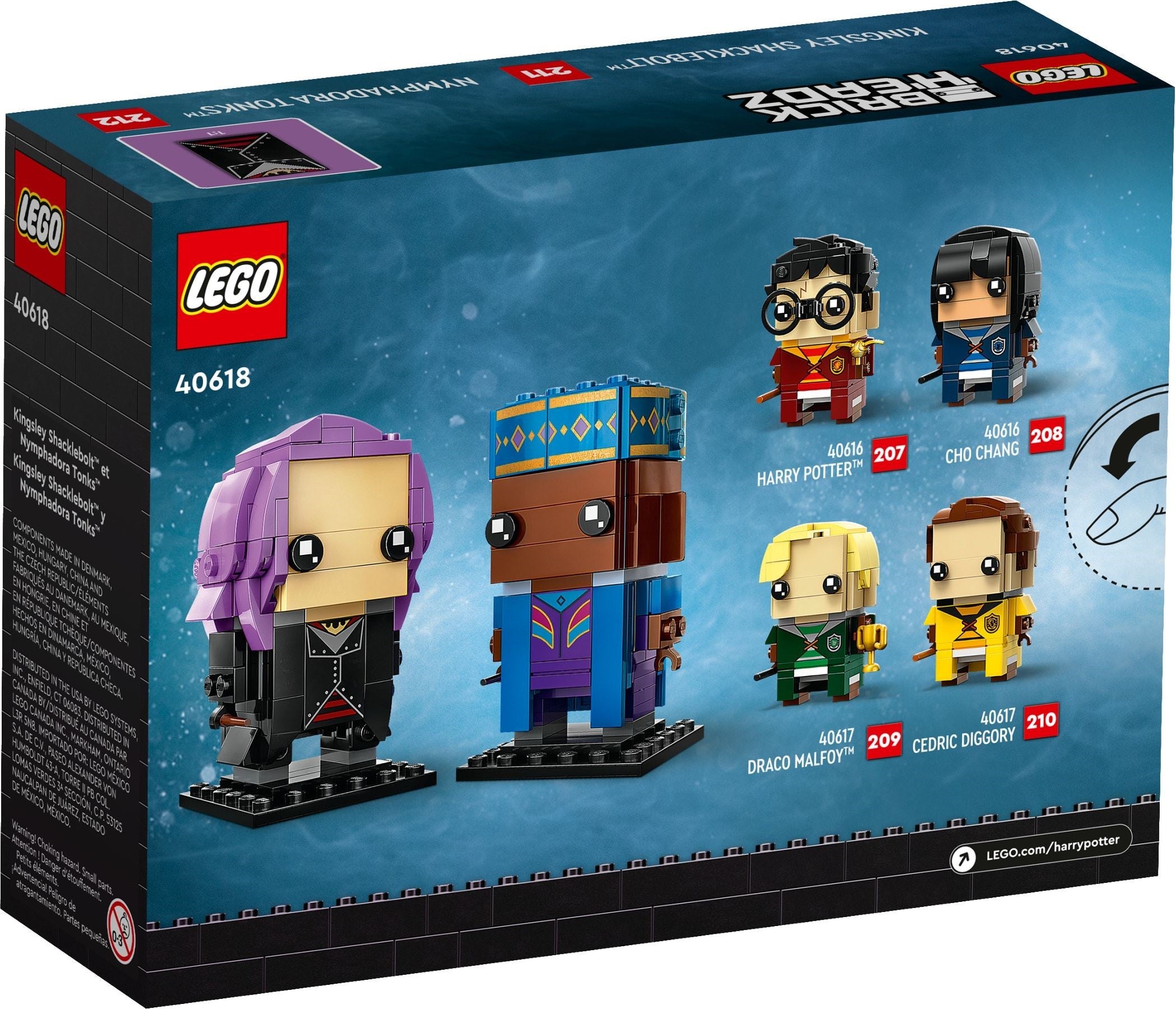 Kingsley Shacklebolt & Nymphadora Tonks 40618 | BrickHeadz | LEGO – image 4