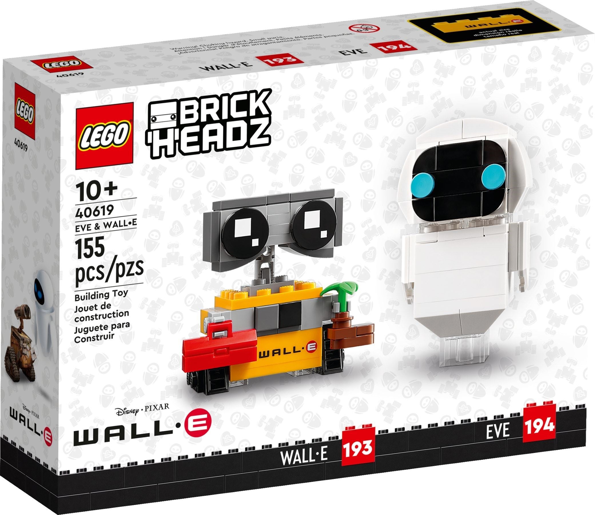 EVE & WALL-E 40619 | BrickHeadz | LEGO – image 2