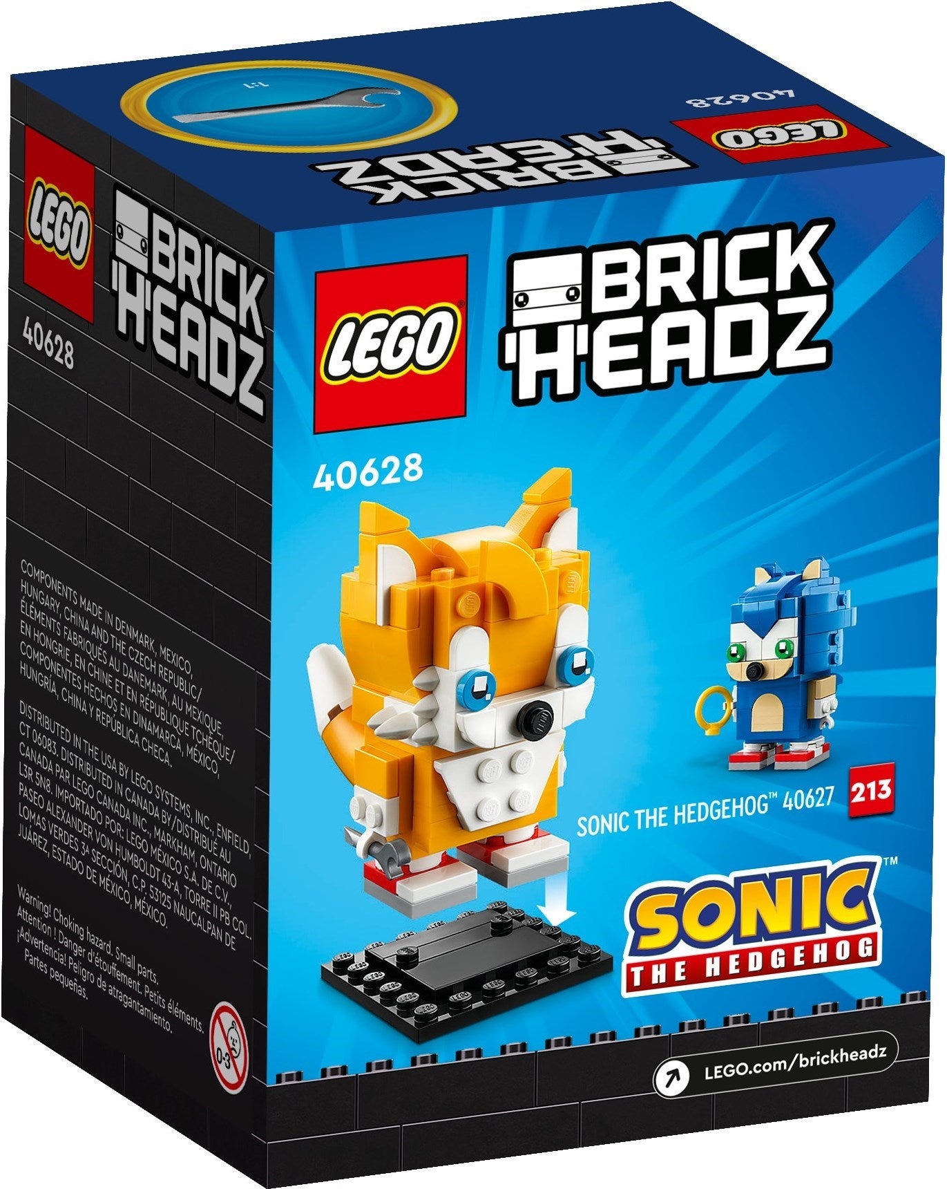 Miles 'Tails' Prower 40628 | BrickHeadz | LEGO – image 3