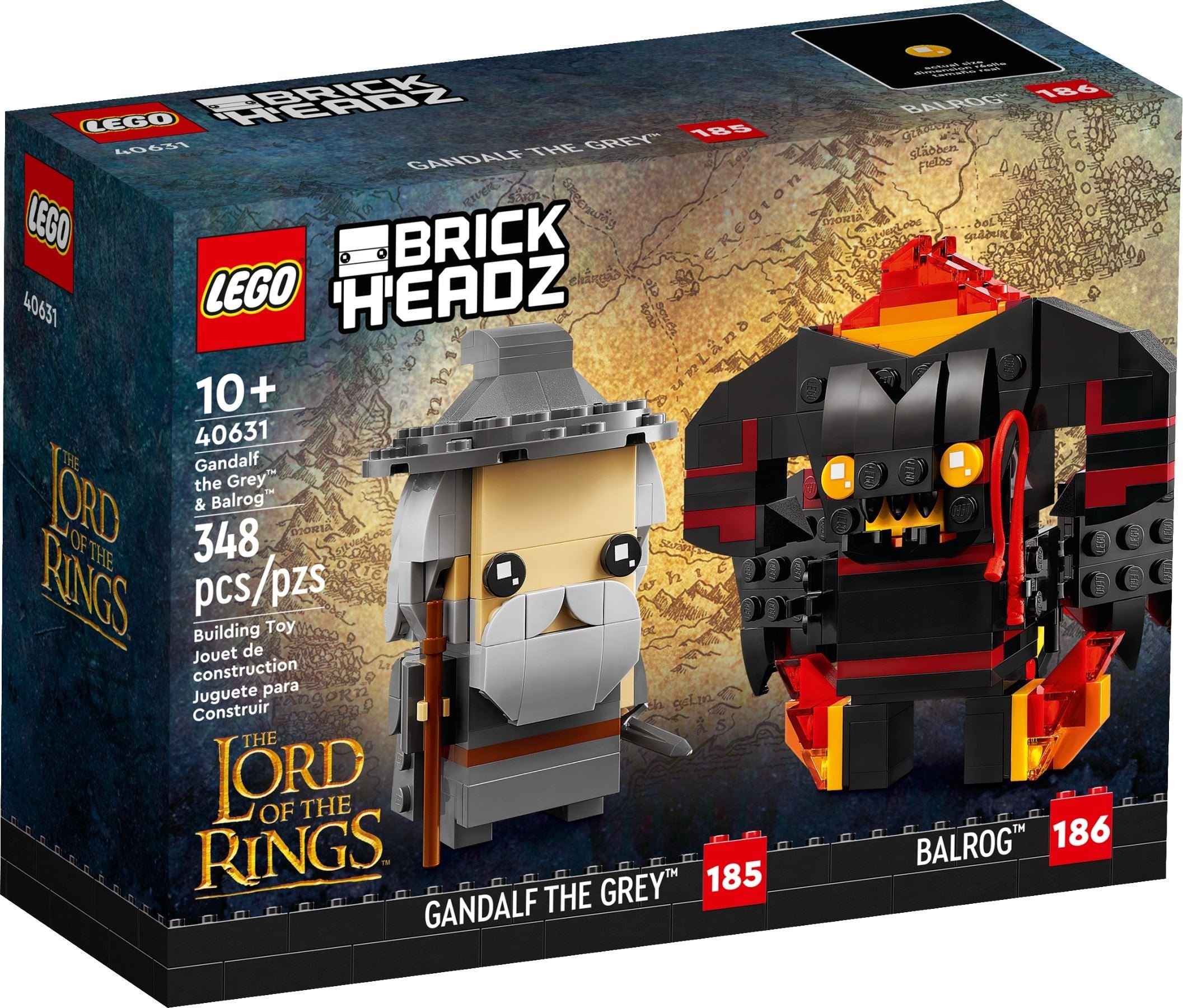 Gandalf the Grey & Balrog 40631 | Brickheadz Lord of the Rings | LEGO