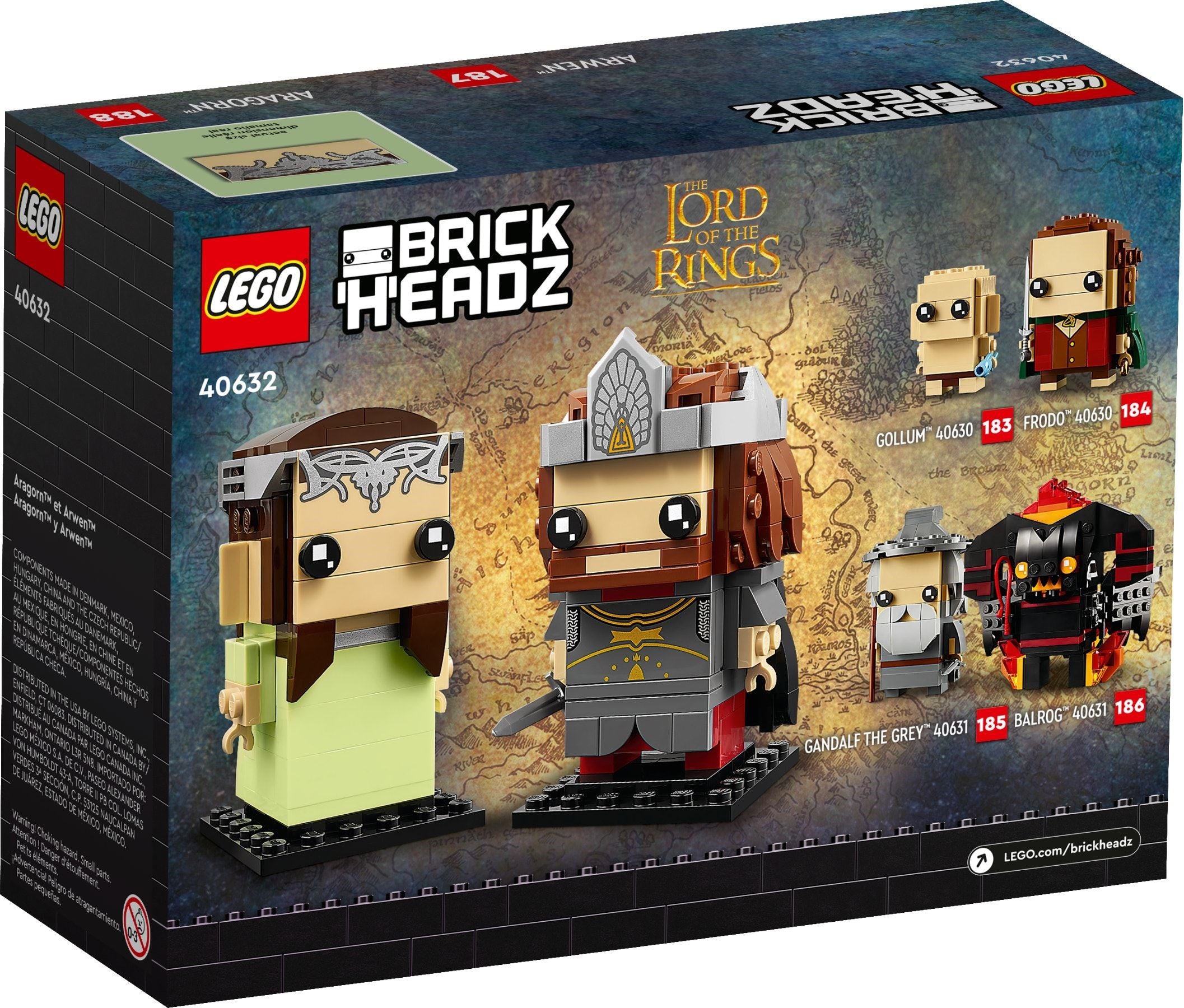 Aragorn & Arwen 40632 | BrickHeadz | LEGO – image 4