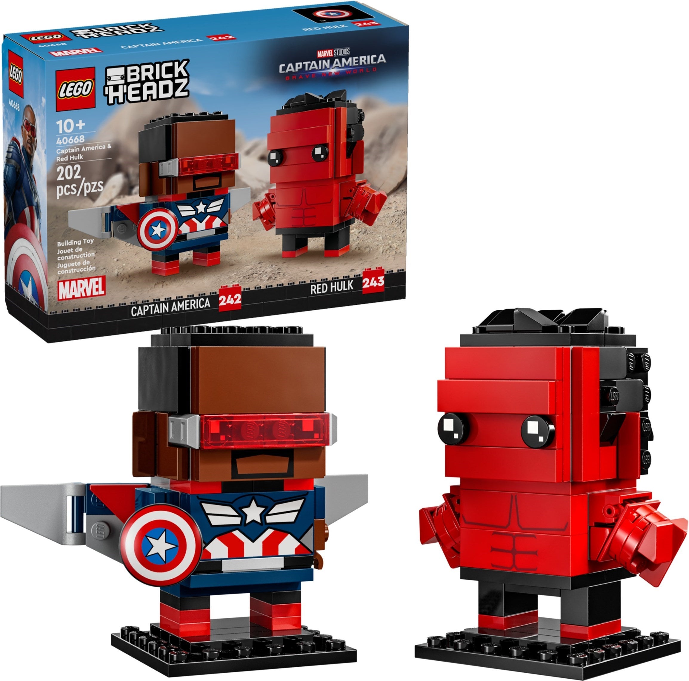 Captain America & Red Hulk 40668 | BrickHeadz | LEGO – image 3