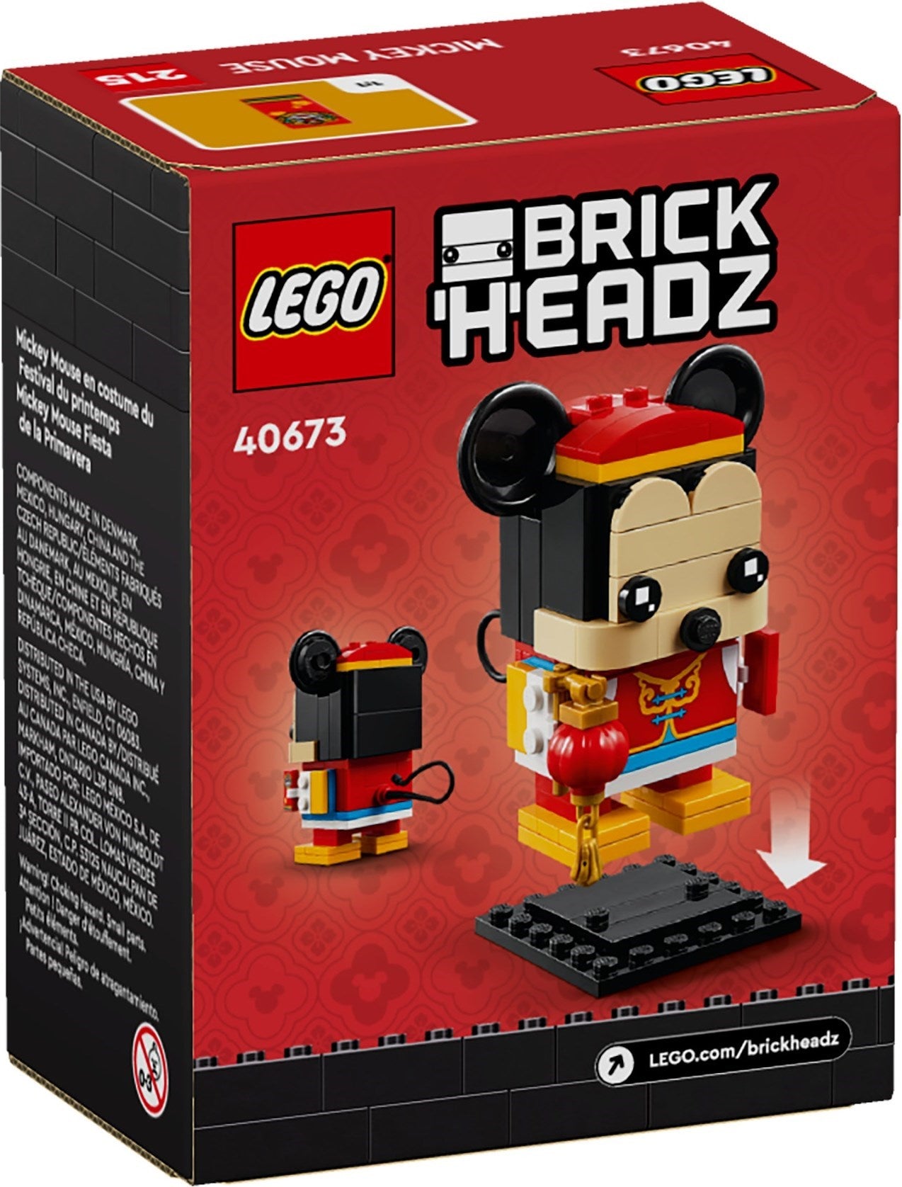 Spring Festival Mickey Mouse 40673  | Brickheadz Disney | LEGO