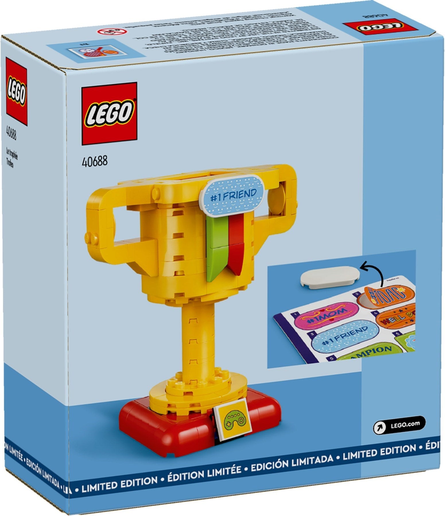 Trophy Award 40688 | Promotional | LEGO