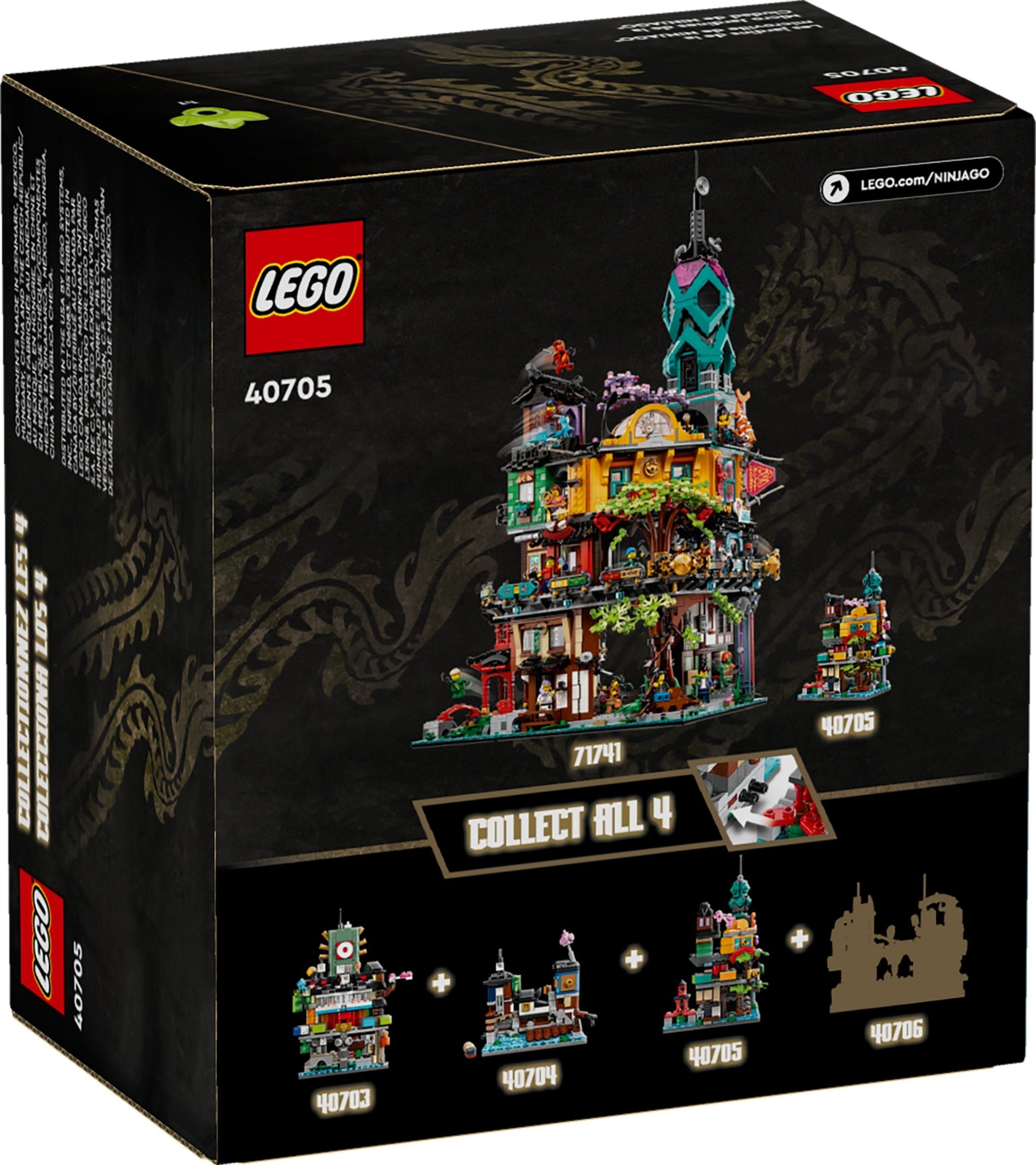 Micro NINJAGO City Gardens 40705 | Ninjago | LEGO
