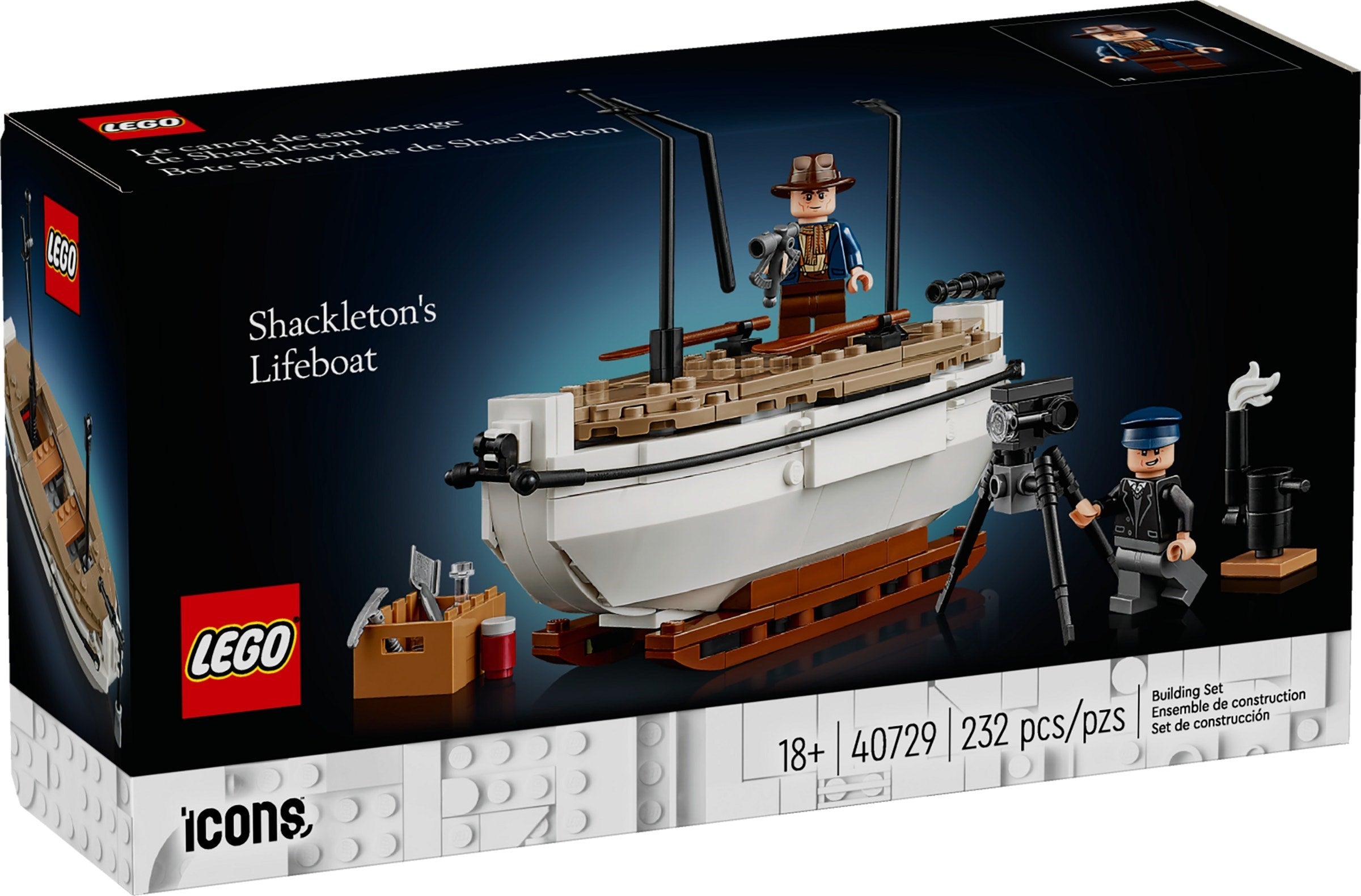 Shackleton's Lifeboat 40729 | Icons | LEGO