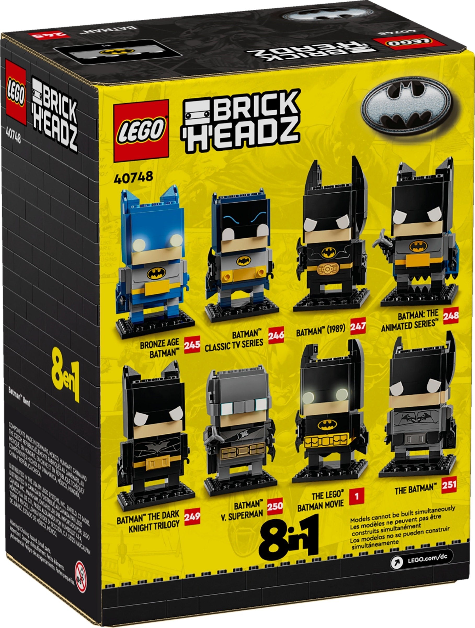 Batman 8 in 1  40748 | BrickHeadz | LEGO – image 2