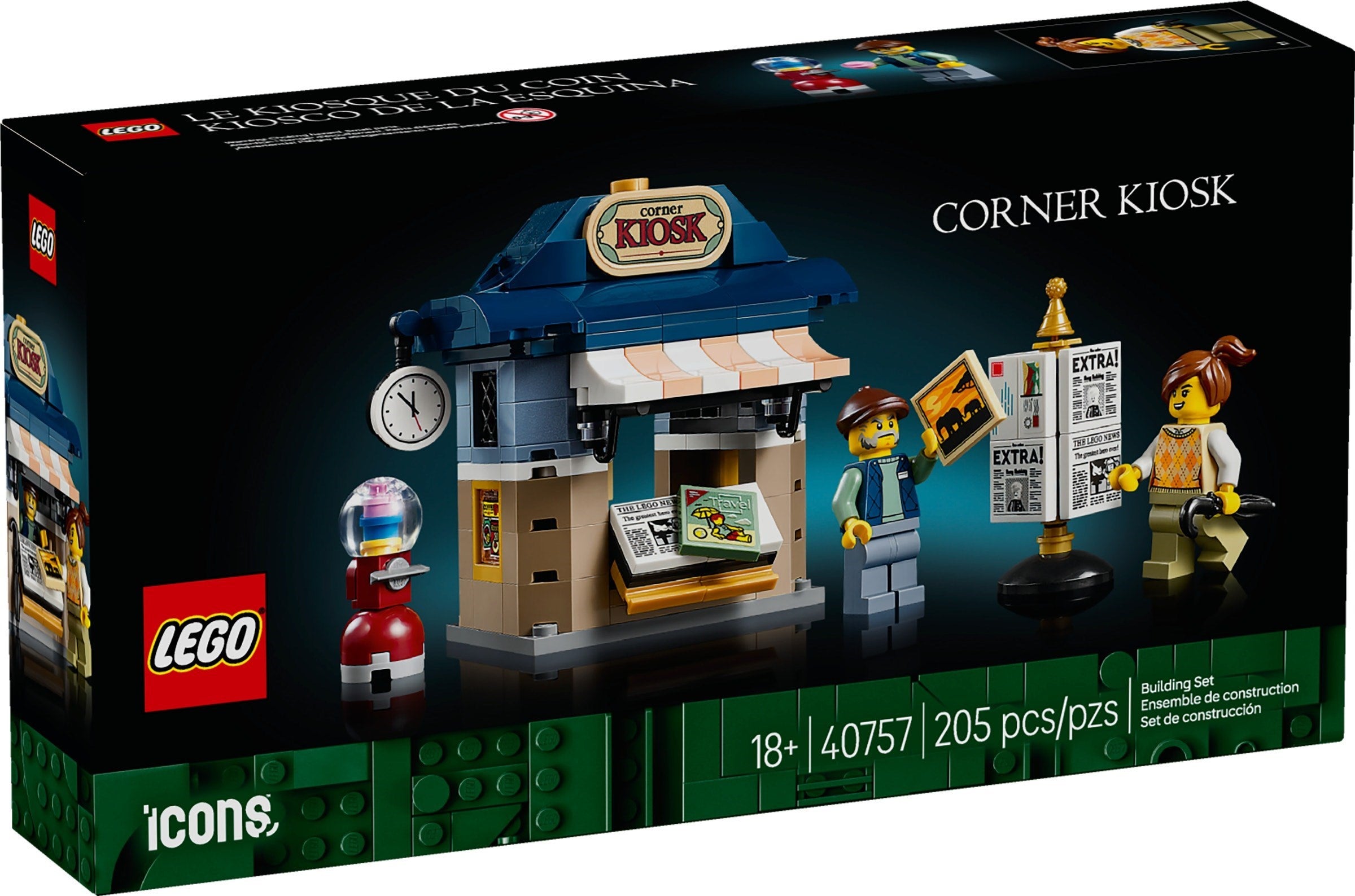Corner Kiosk 40757 | Icons | LEGO – image 2
