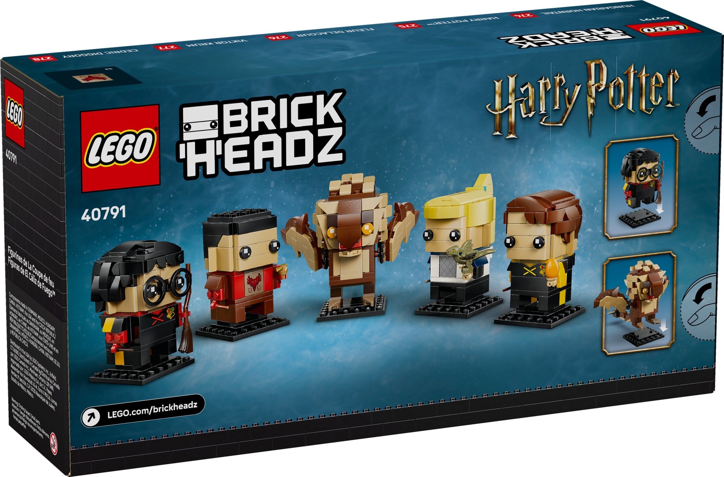 The Goblet of Fire Figures 40791 | Brickheadz Harry Potter | LEGO