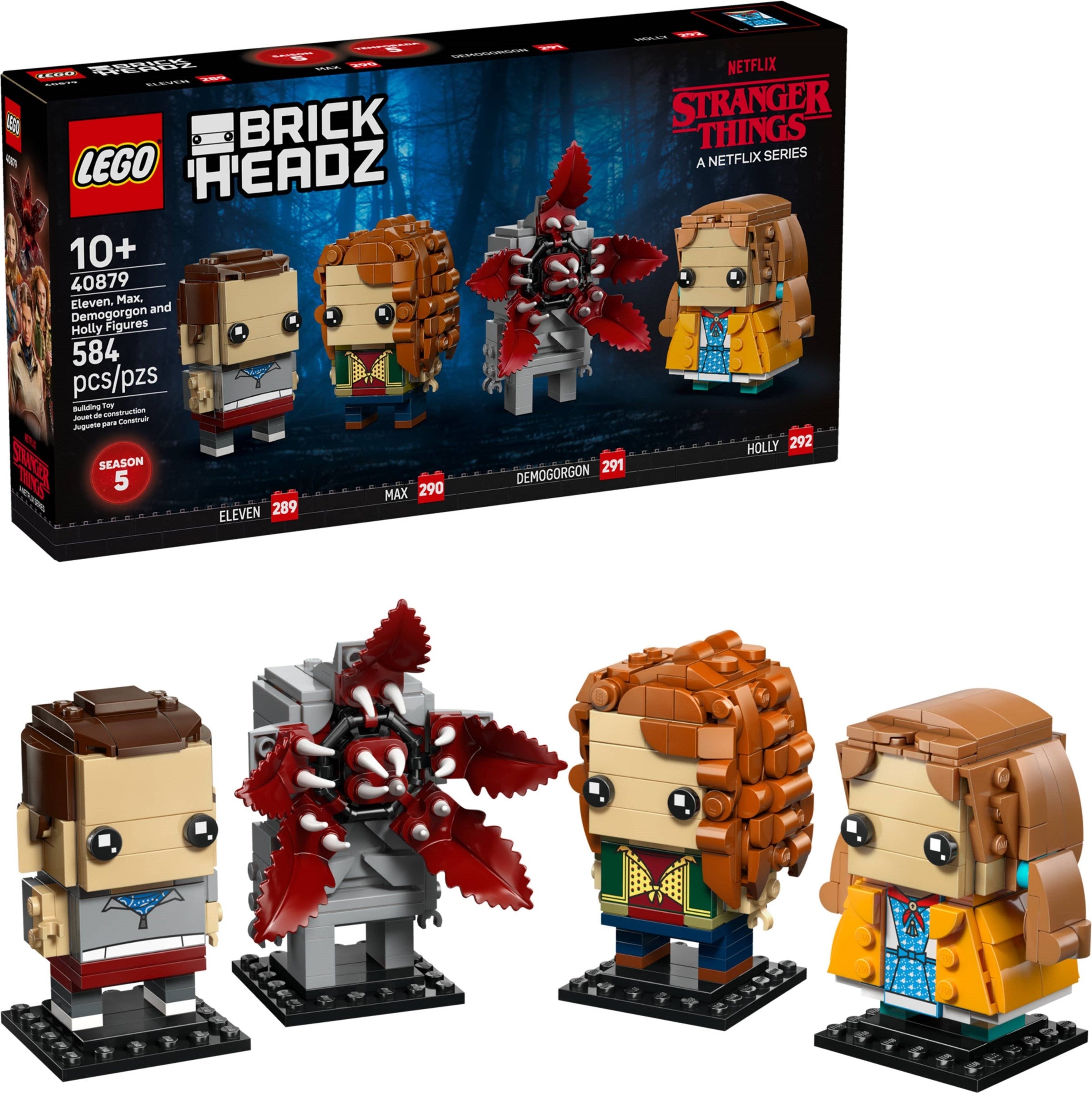 Eleven, Max, Demogorgon and Holly Figures 40879 | BrickHeadz | LEGO – image 3