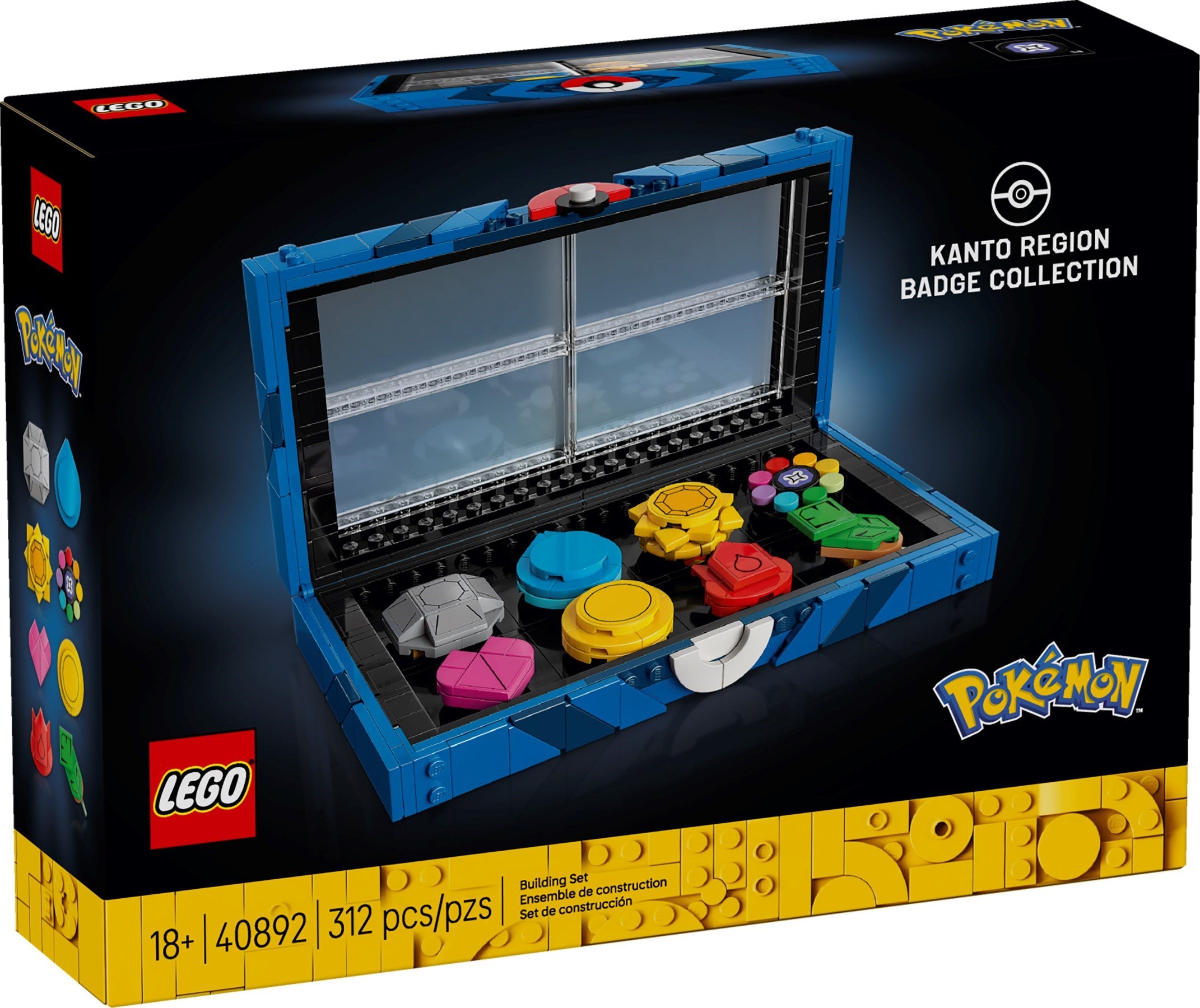 Kanto Region Badge Collection 40892 | Pokémon | LEGO – image 5