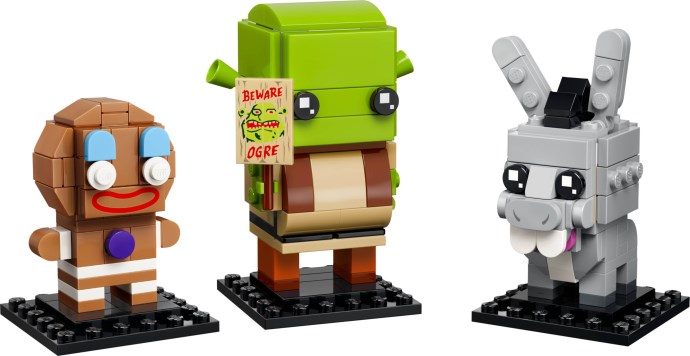 Shrek, Donkey & Gingy Figures 40923 | BrickHeadz | LEGO