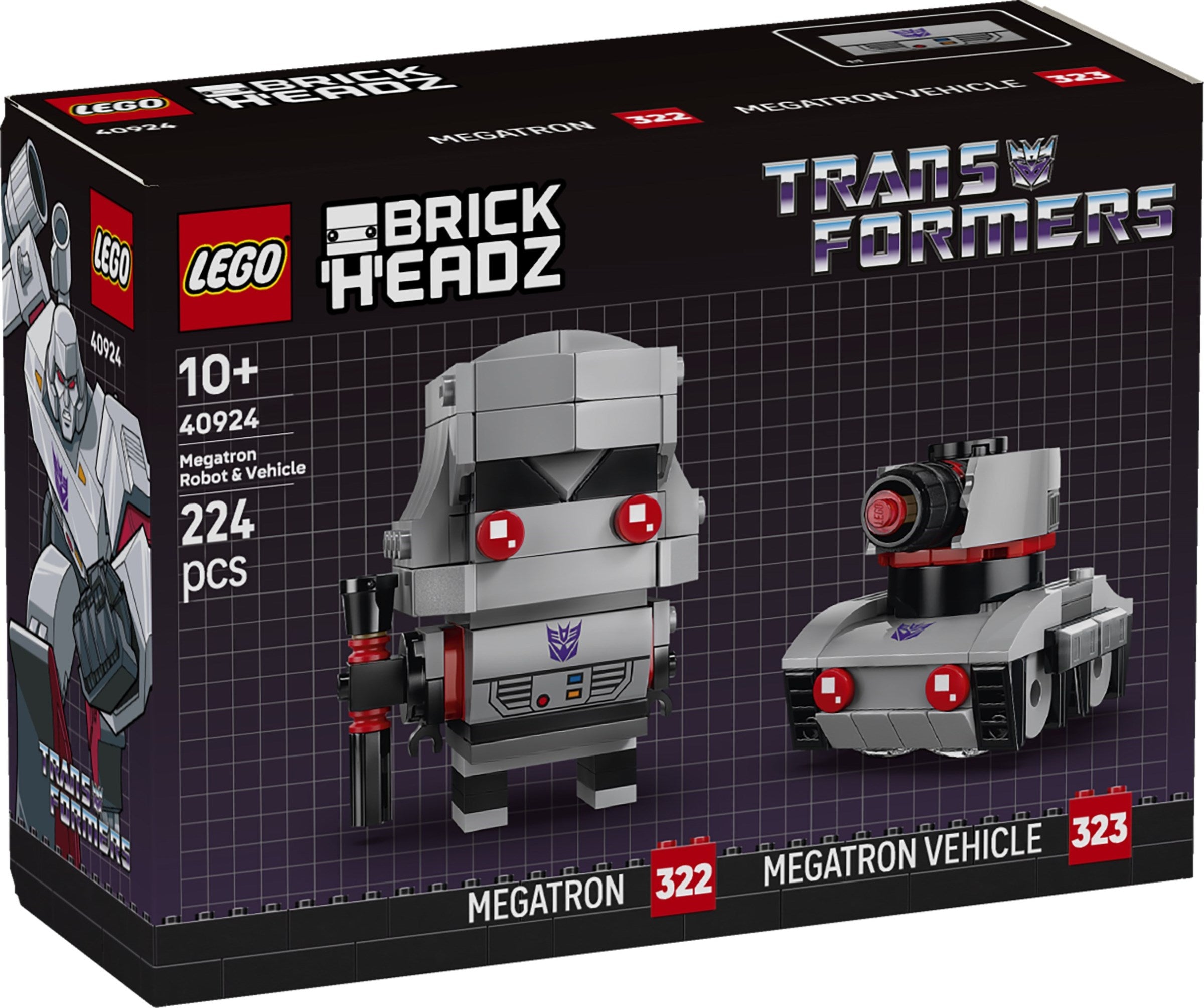 Megatron Robot & Vehicle 40924 | BrickHeadz | LEGO (image 3)