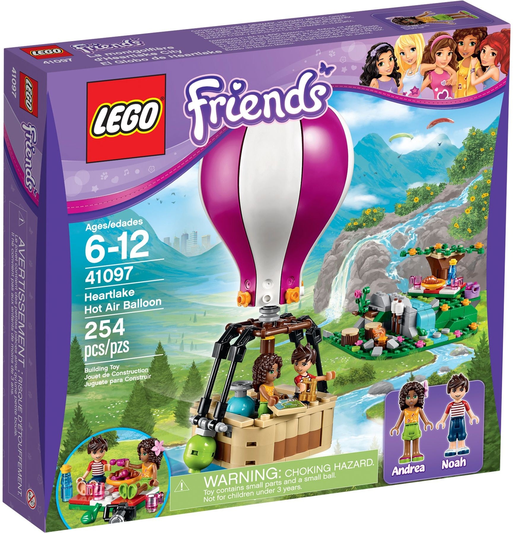 Heartlake Hot Air Balloon 41097 | Friends | LEGO (image 2)