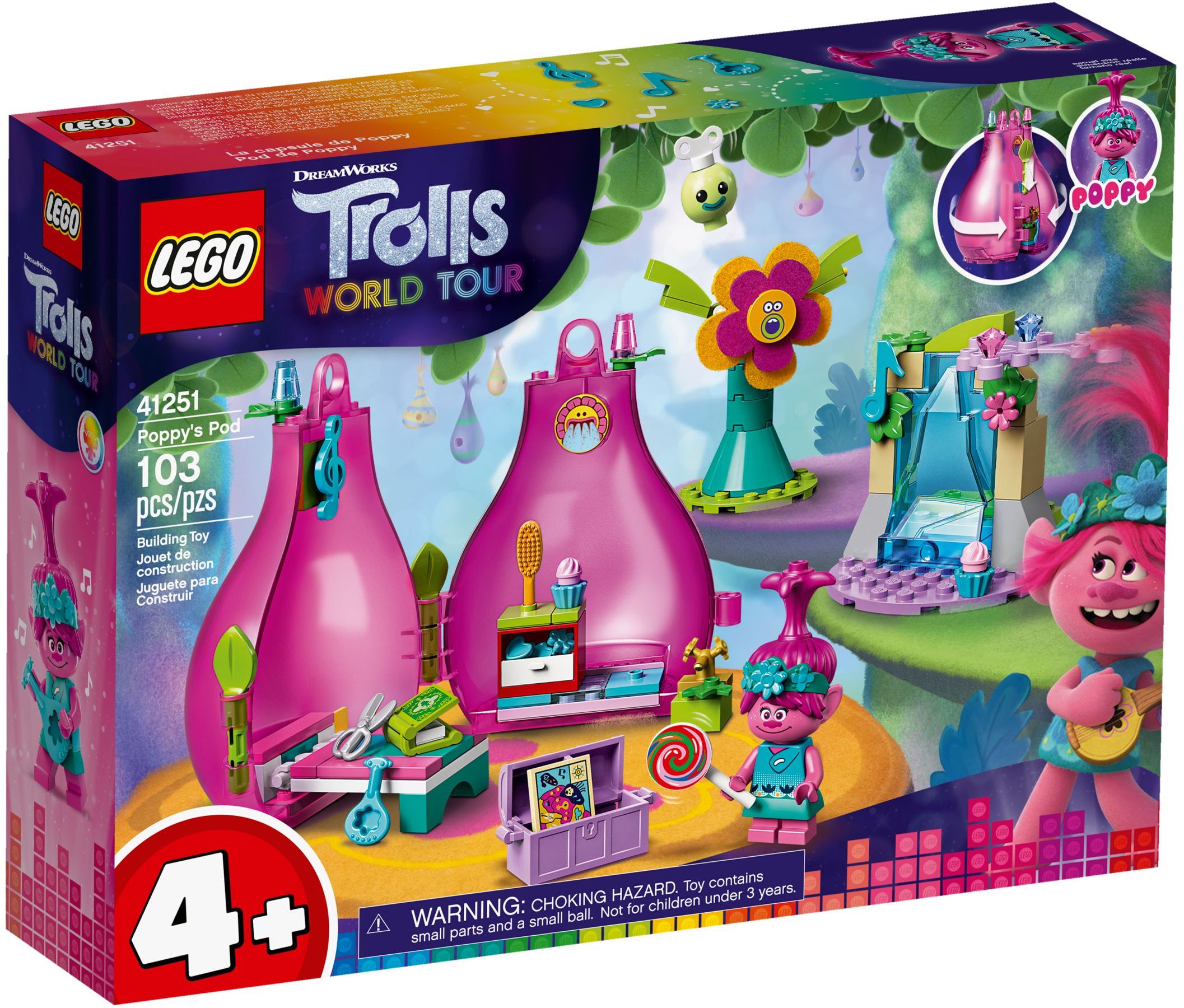 Poppy's Pod 41251 | Trolls World Tour | LEGO – image 2
