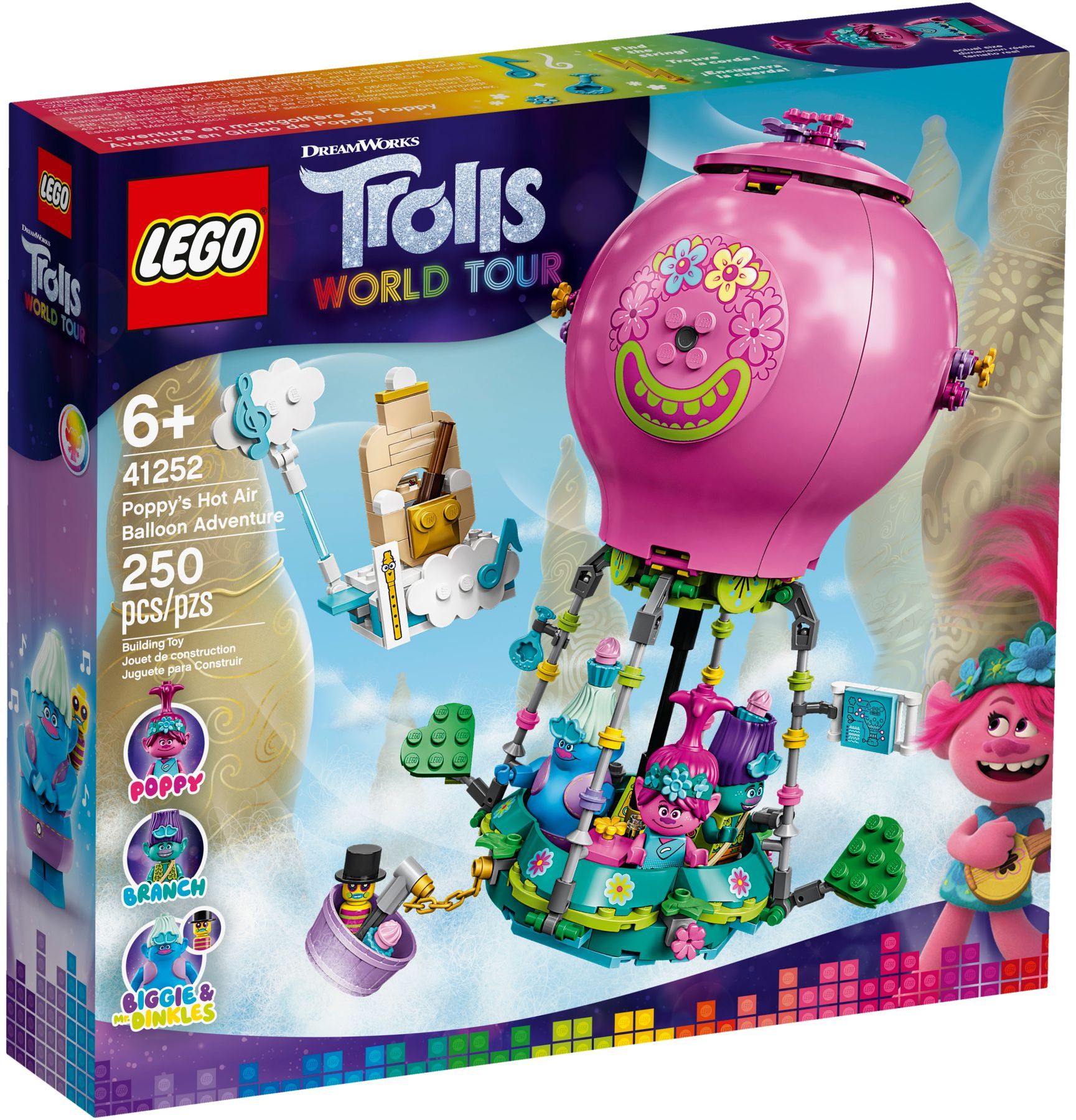 Poppy's Air Balloon Adventure 41252 | Trolls World Tour | LEGO – image 2